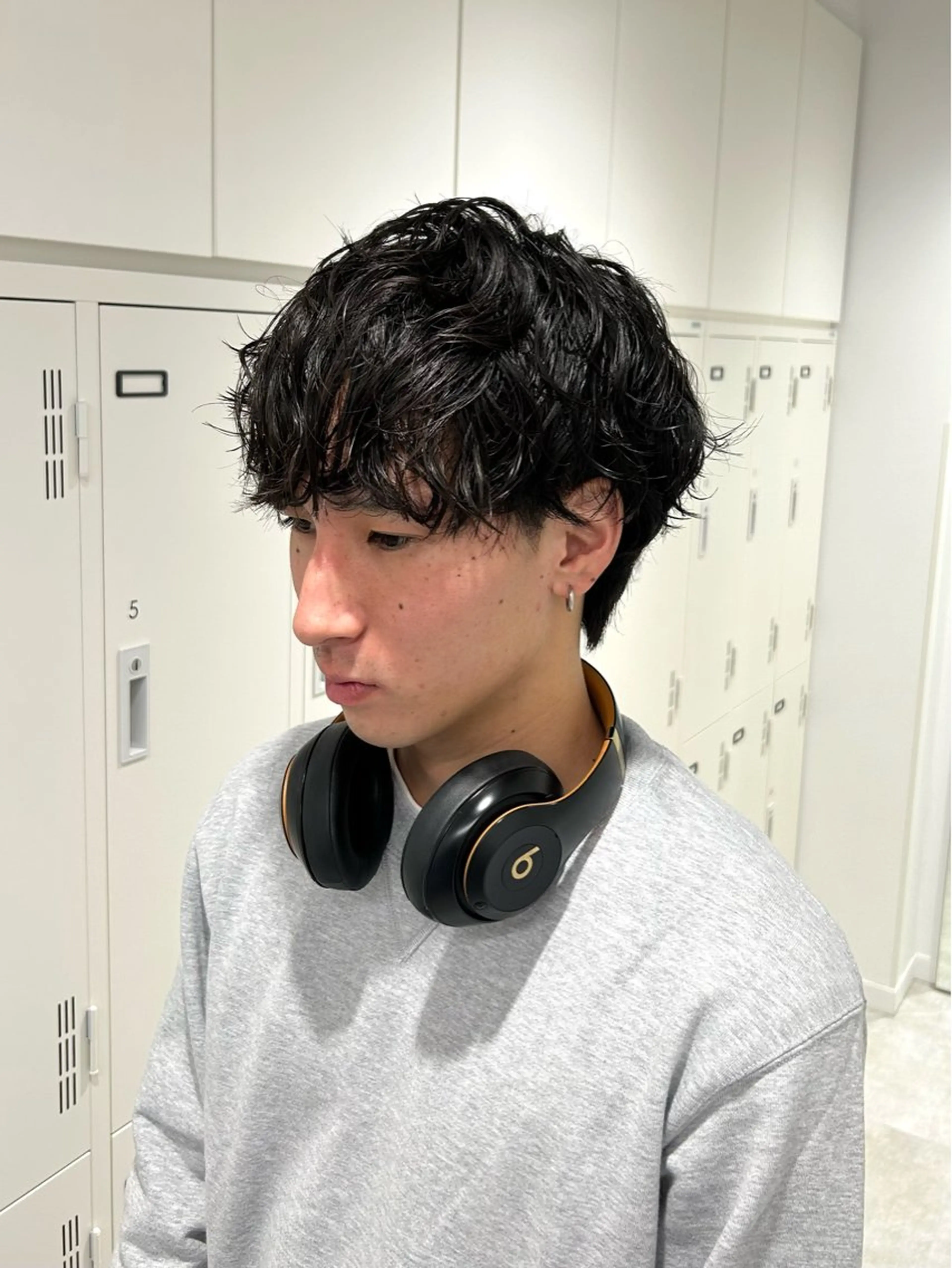 パーマ メンズ ブリーチなしダブル カラー特化🫧きののヘアスタイル