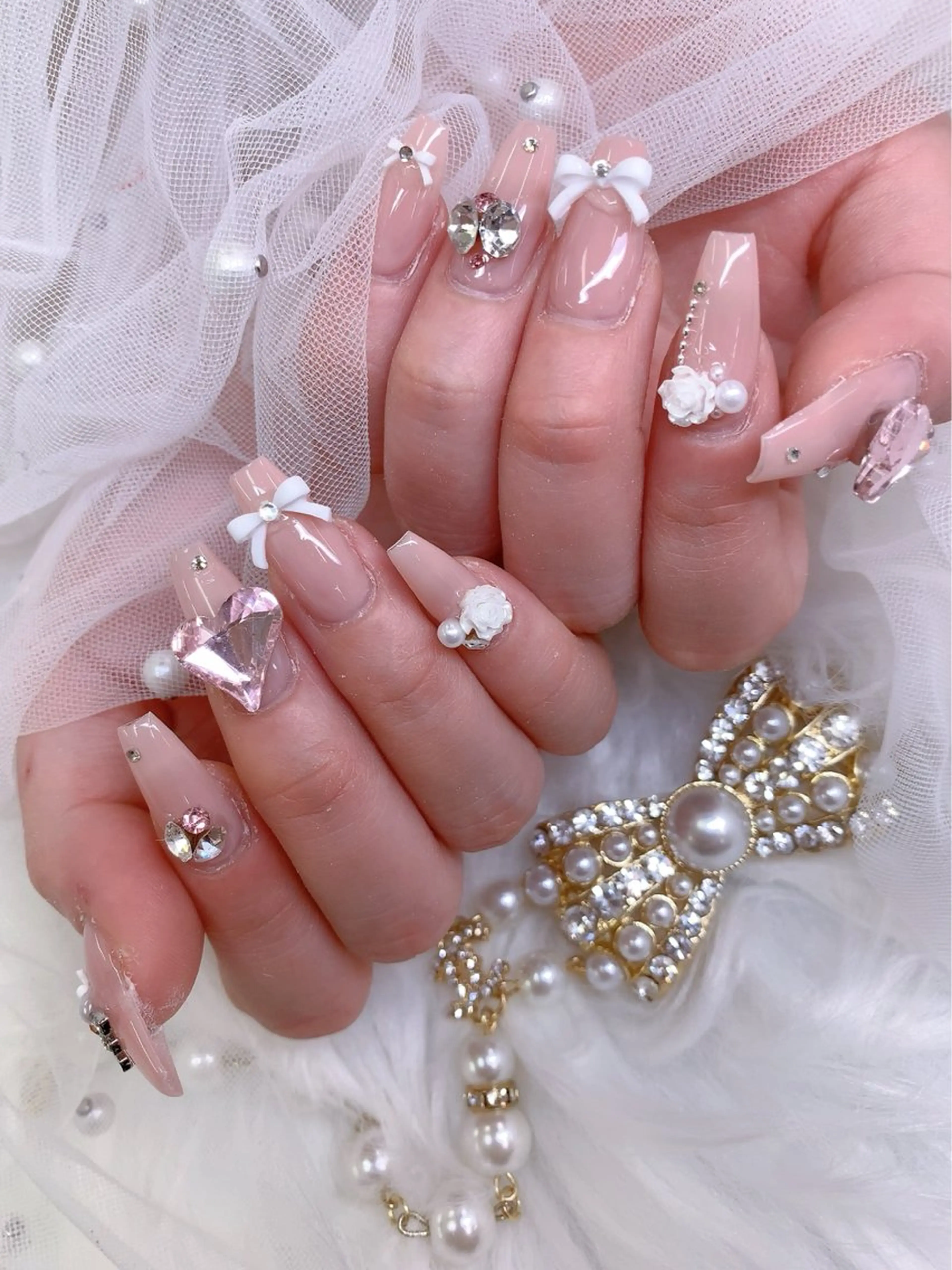 ネイル U・mi nail salon【長さ出し/パラジェル/持ち込み/定額ネイル/学割U24】所属・Uminail ゆうゆうのネイルデザイン