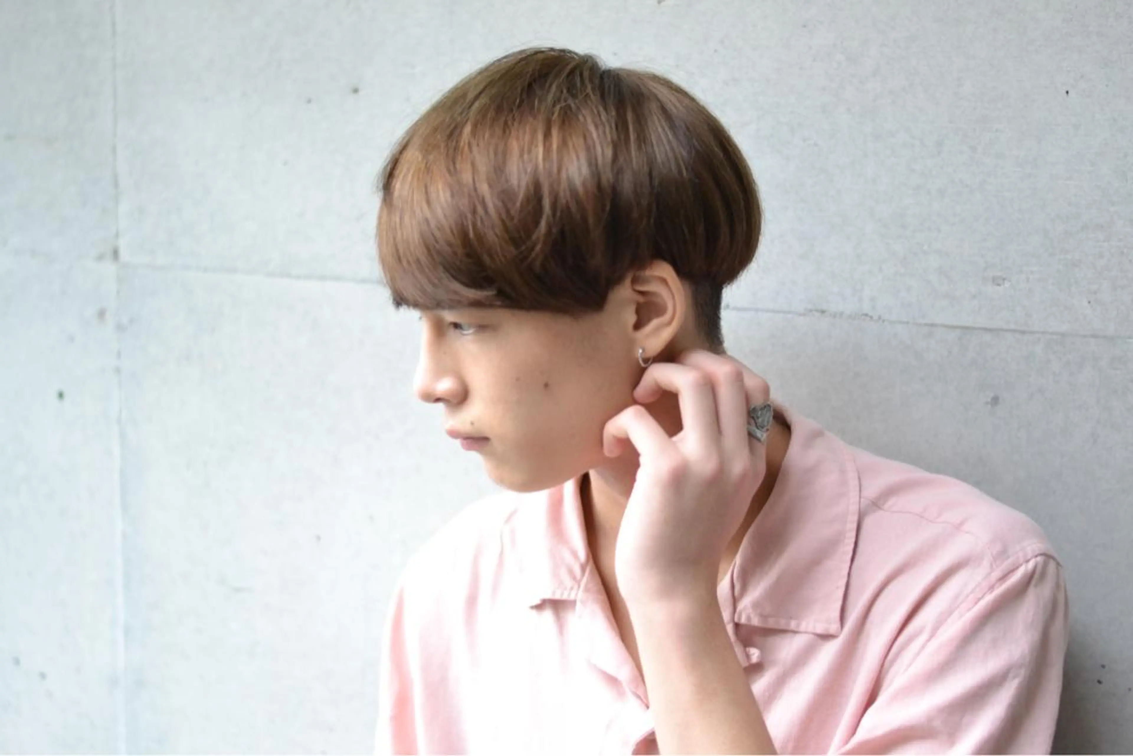 ショート カラー メンズ 大木 拓瑞のヘアスタイル