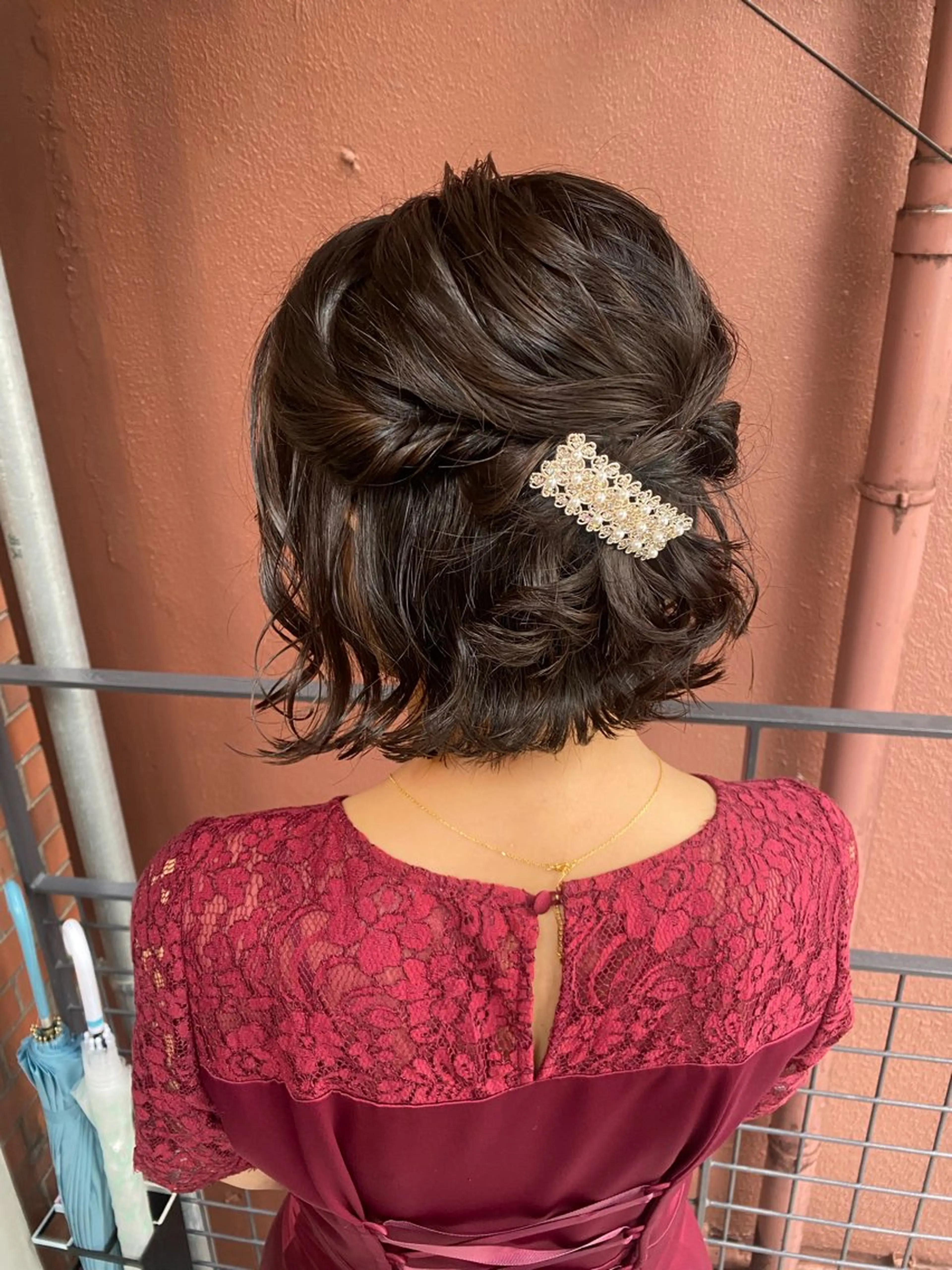 ミディアム ヘアアレンジ ヘアセット 【safric】 NAOのヘアスタイル