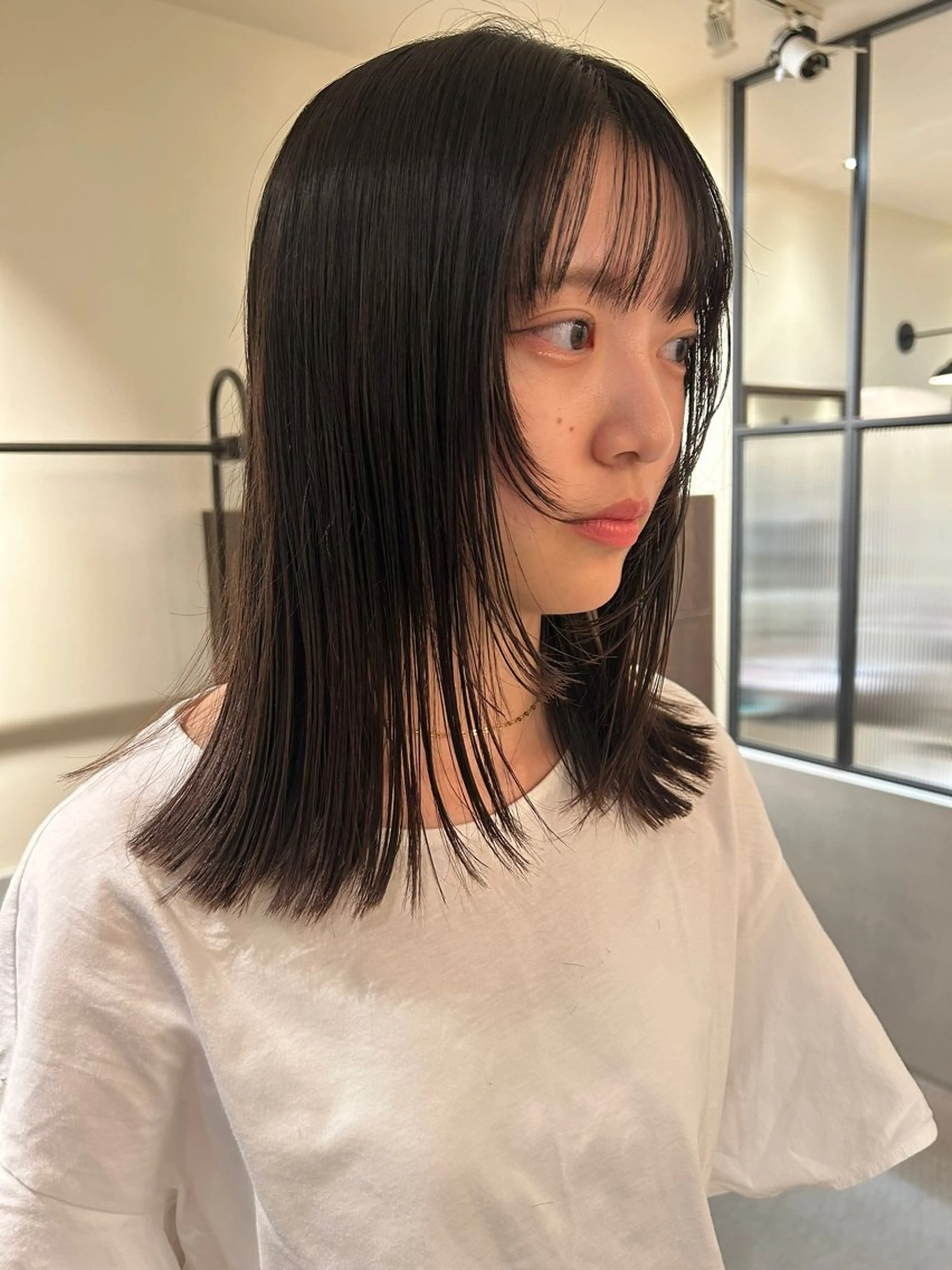 ミディアム RAMIPASS ladies&gentlemen所属・透明感カラー/ミヤタ ヒビキのヘアスタイル