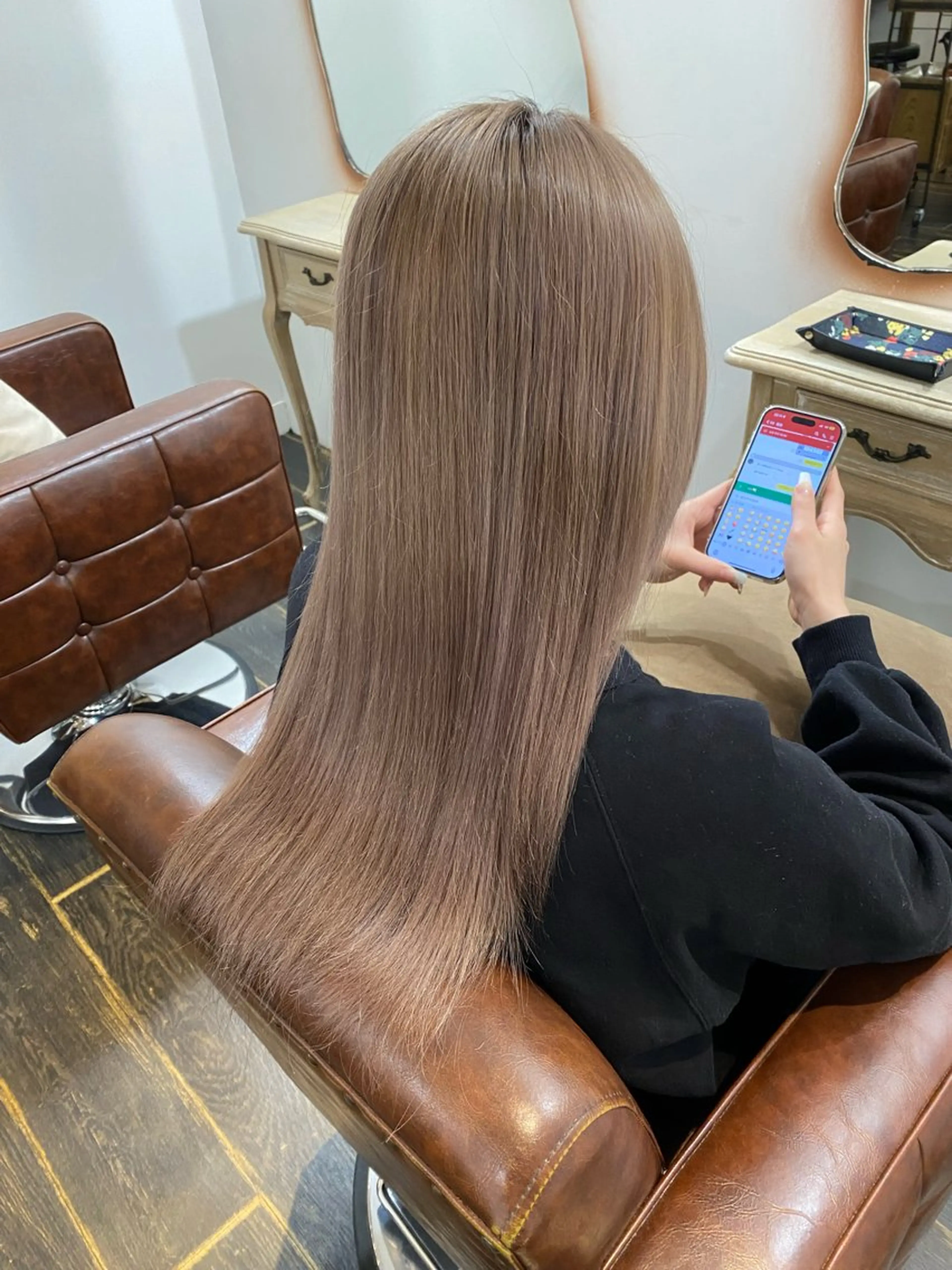 ロング カラー パーマモデル募集中 渥美翔人のヘアスタイル