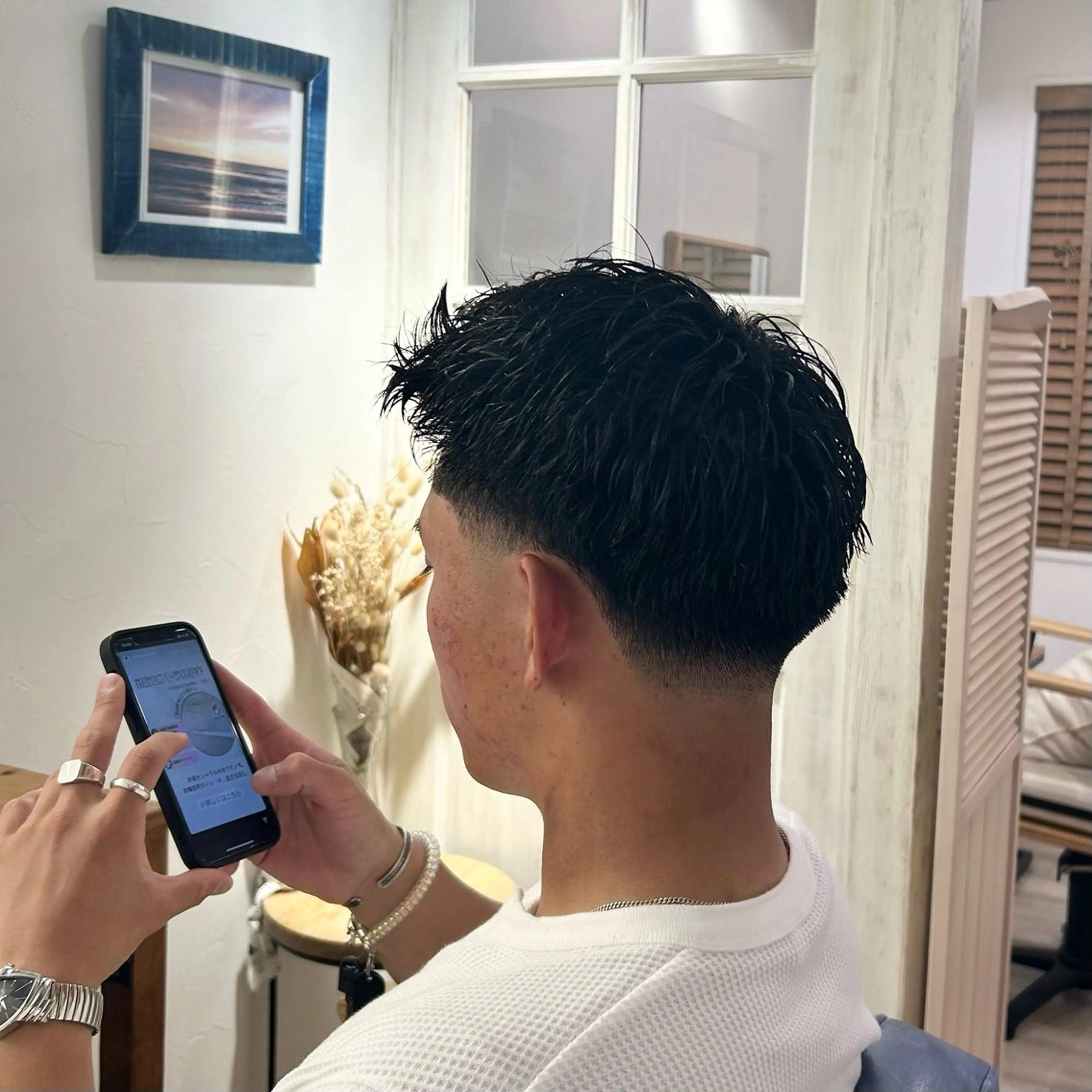 ショート メンズ 関野 大悟のヘアスタイル