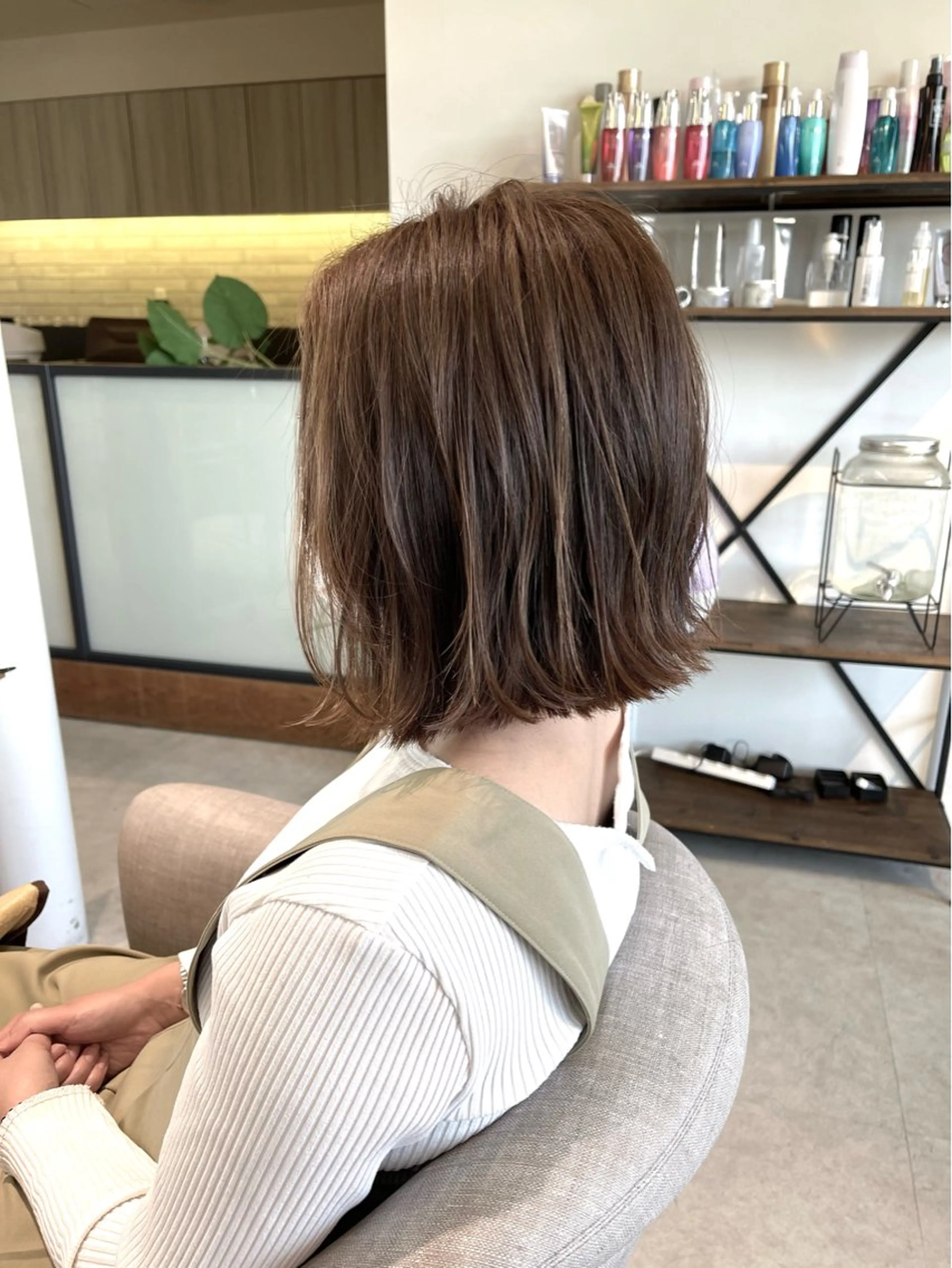 ミディアム 秋元 直人のヘアスタイル