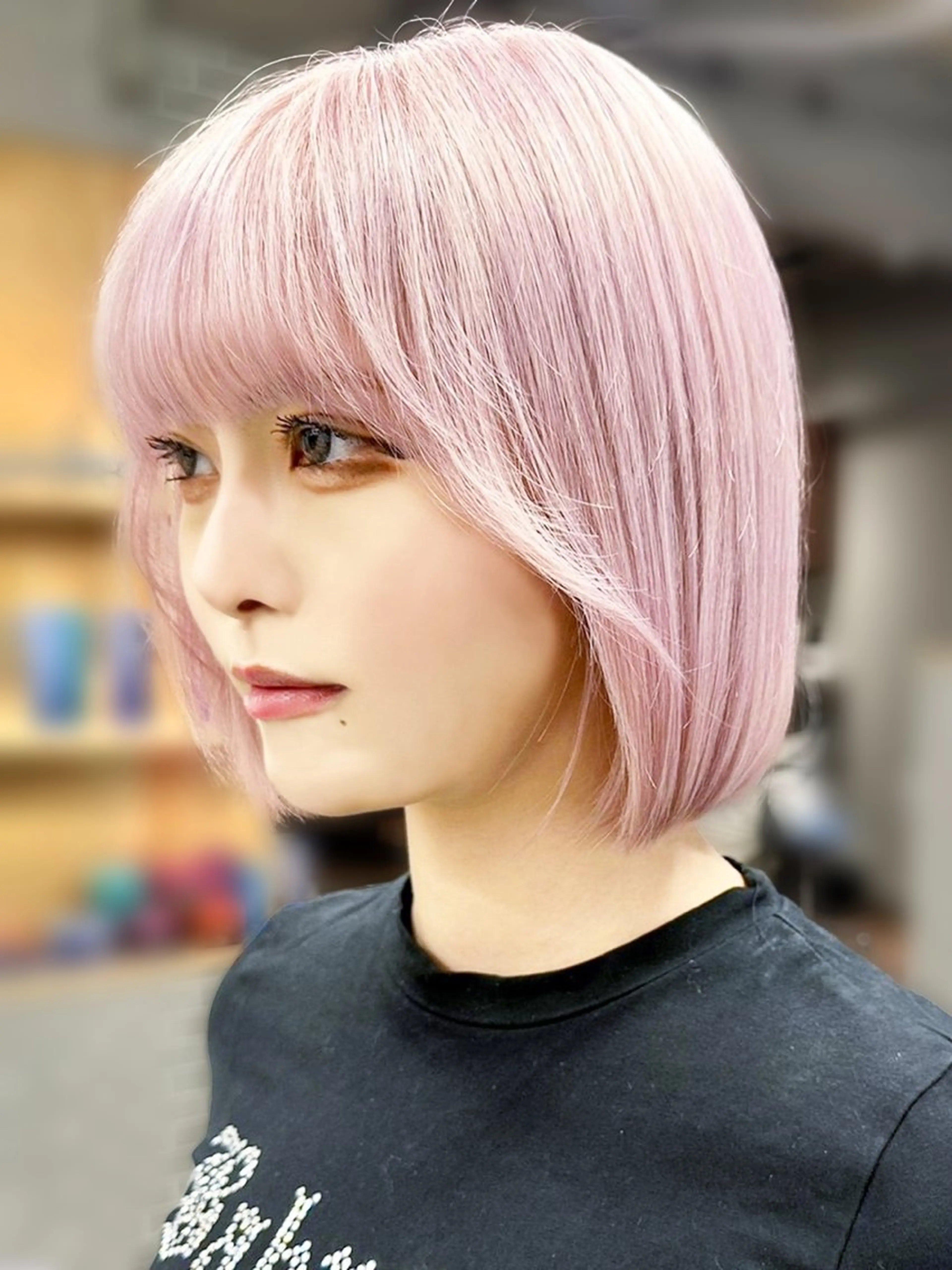 ショート カラー ブリーチ ヘアカラー トリートメント 【店長】韓国ヘア/ 美髪ケア　野沢綾馬のヘアスタイル