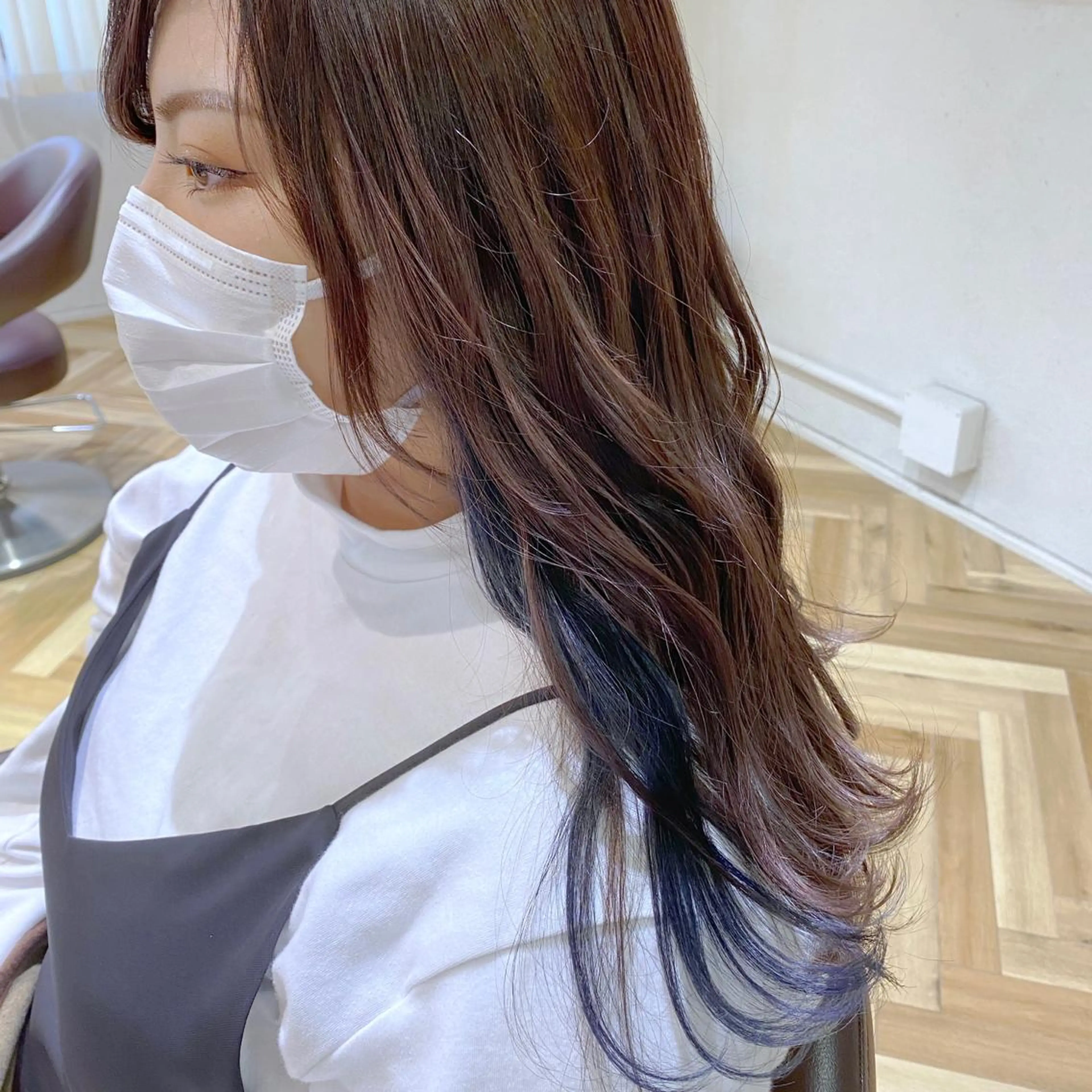 ロング カラー イヤリングカラー ブリーチ/髪質改善 🍊MASAKiのヘアスタイル