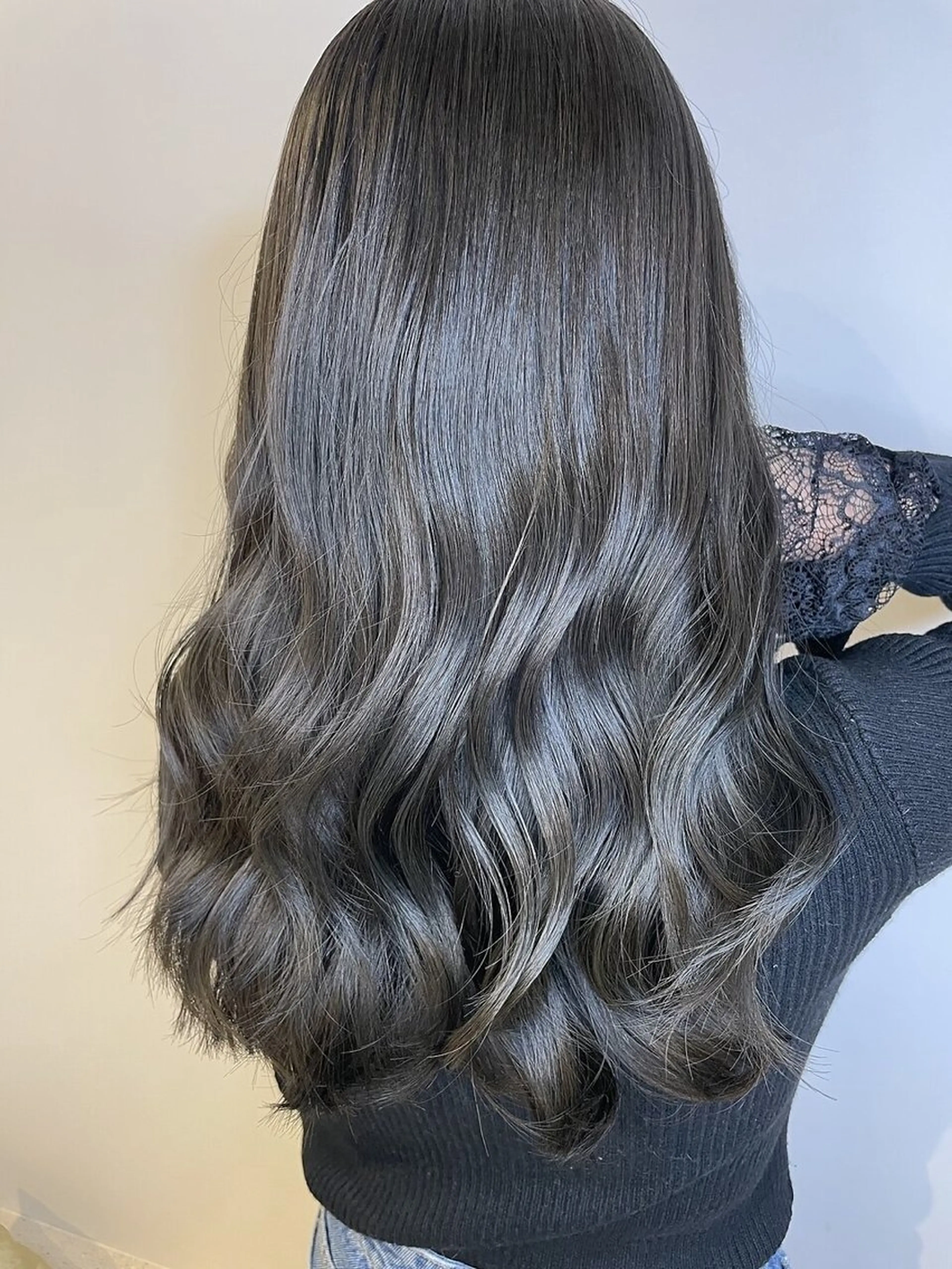 色気溢れる艶髪へ♪髪質改善inケアカラー+Aujua2stepTR×超音波 　¥10900の写真