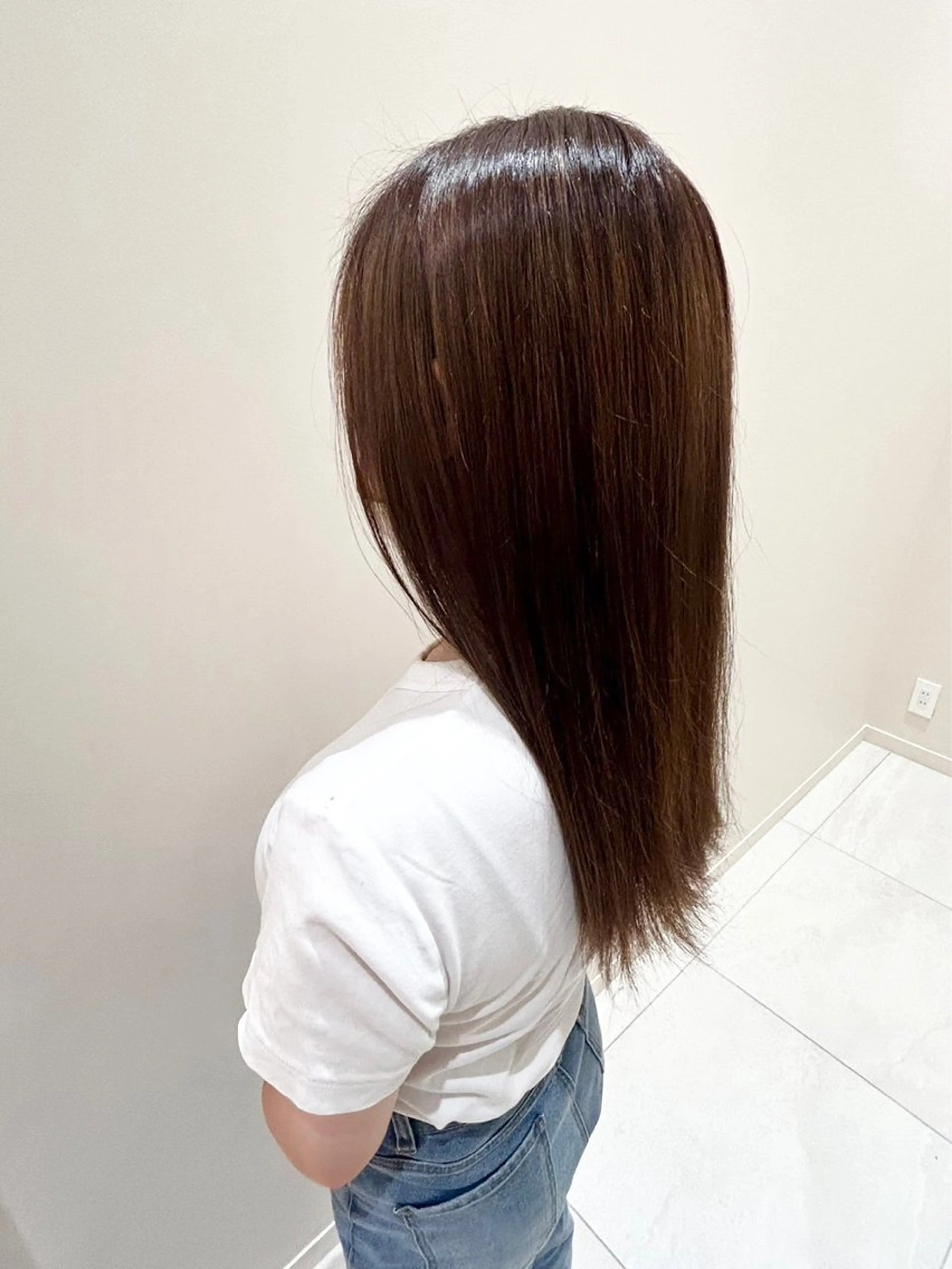 セミロング カラー 中西 樹人のヘアスタイル