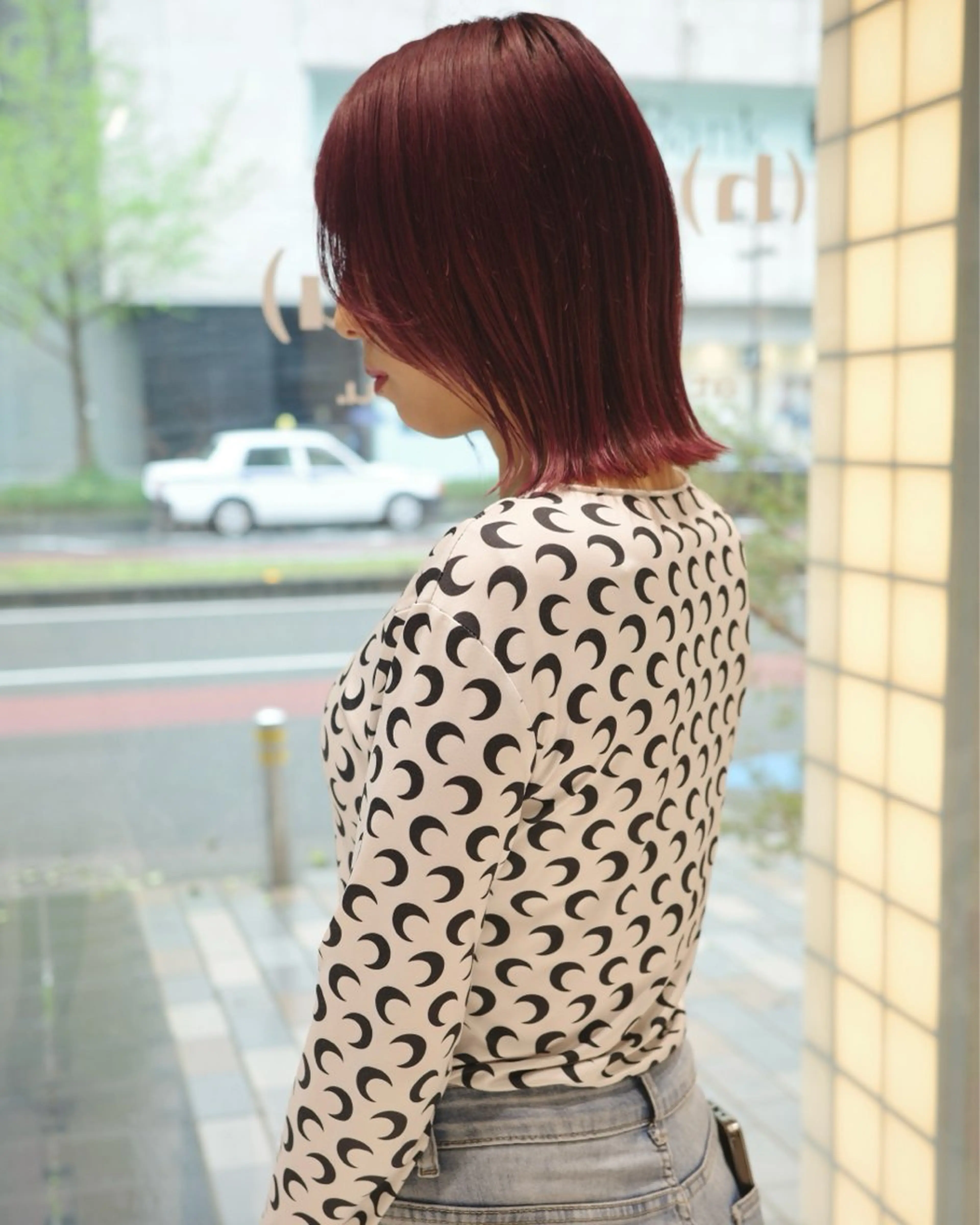 カラー ハイトーンカラー ピンクカラー ヘアカラー (h)wim kikoのヘアスタイル