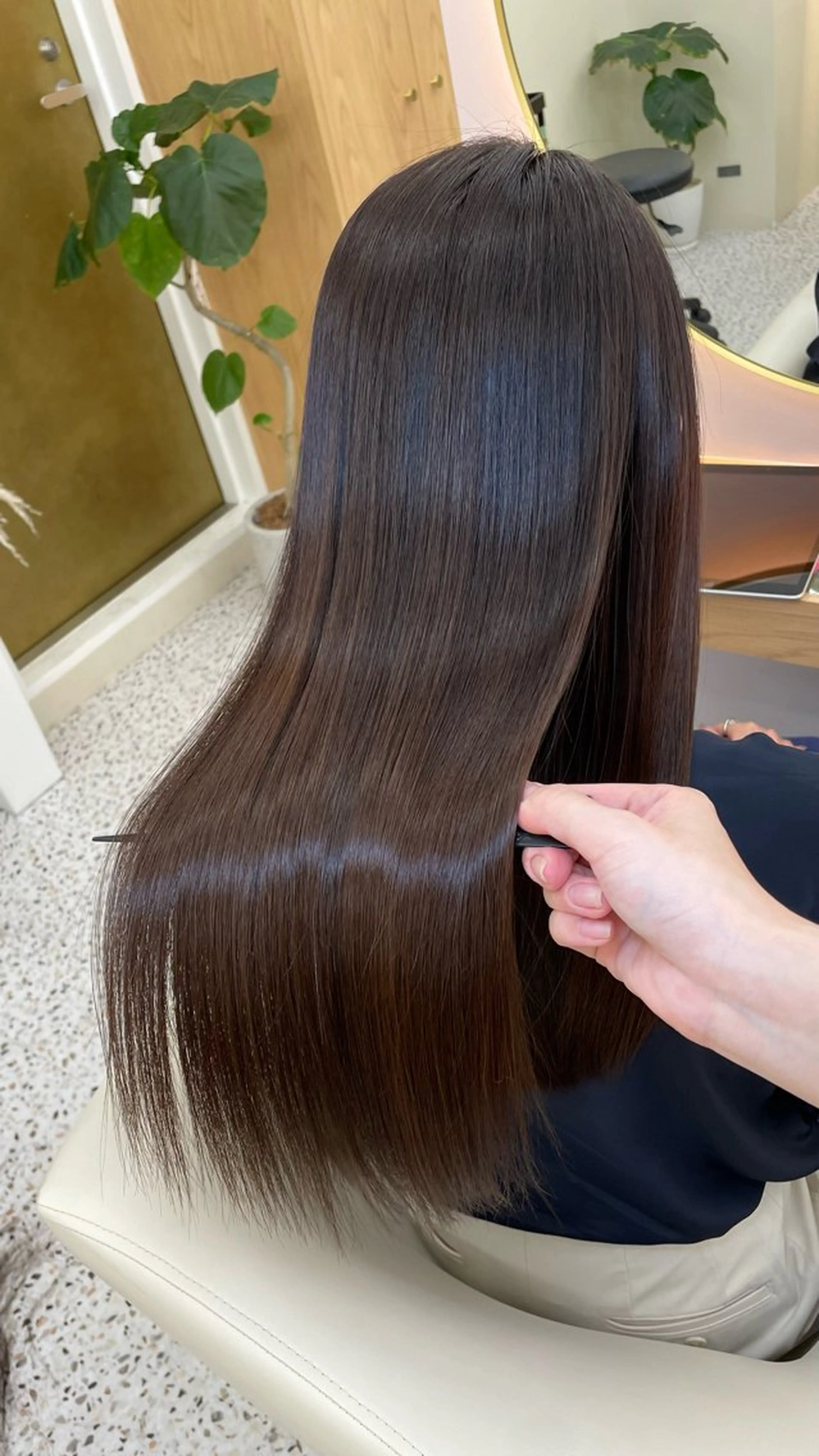 ロング カラー Bonheur銀座 🐰✨️タナカミサのヘアスタイル