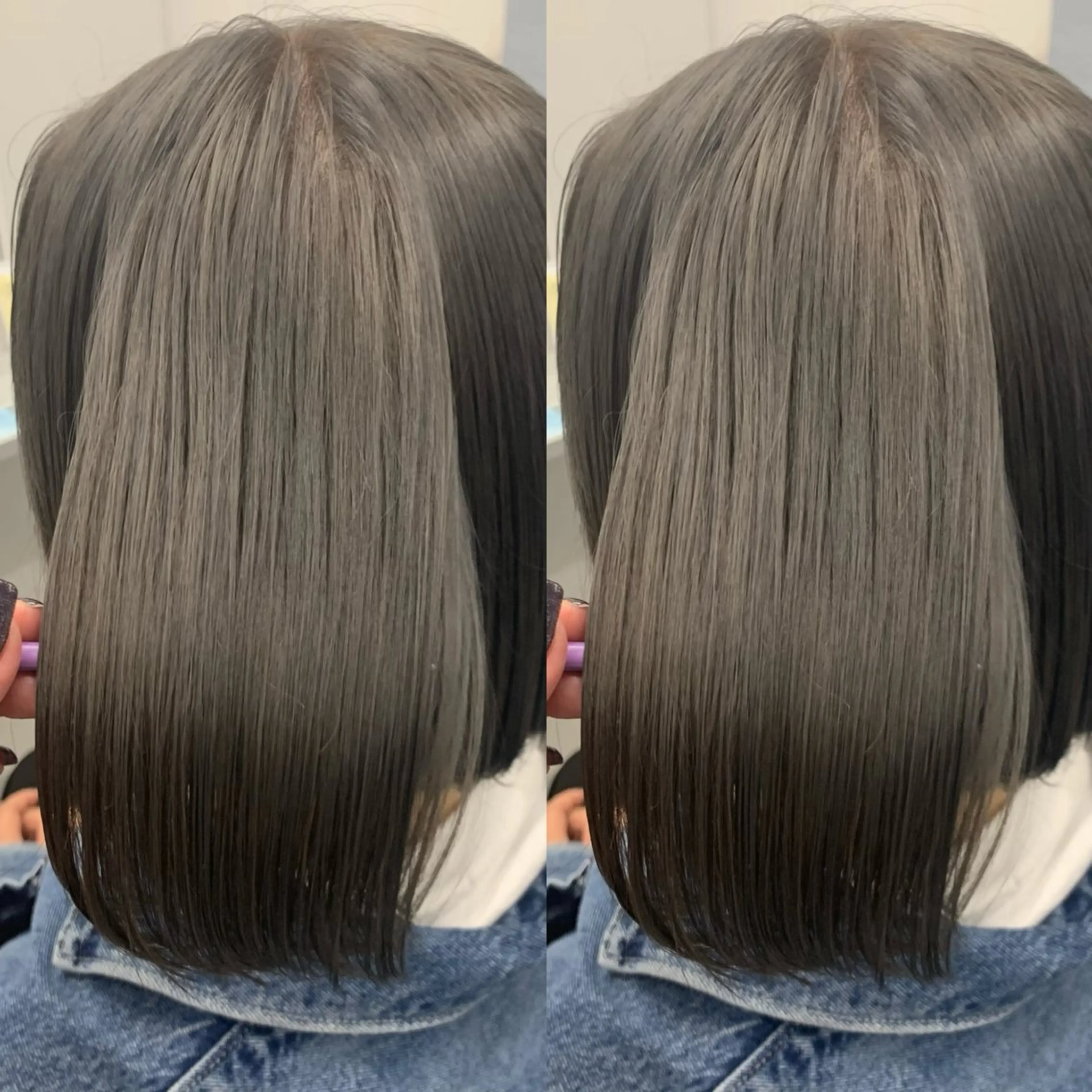 ミディアム ブリーチ無しカラー✨ 美鈴のヘアスタイル