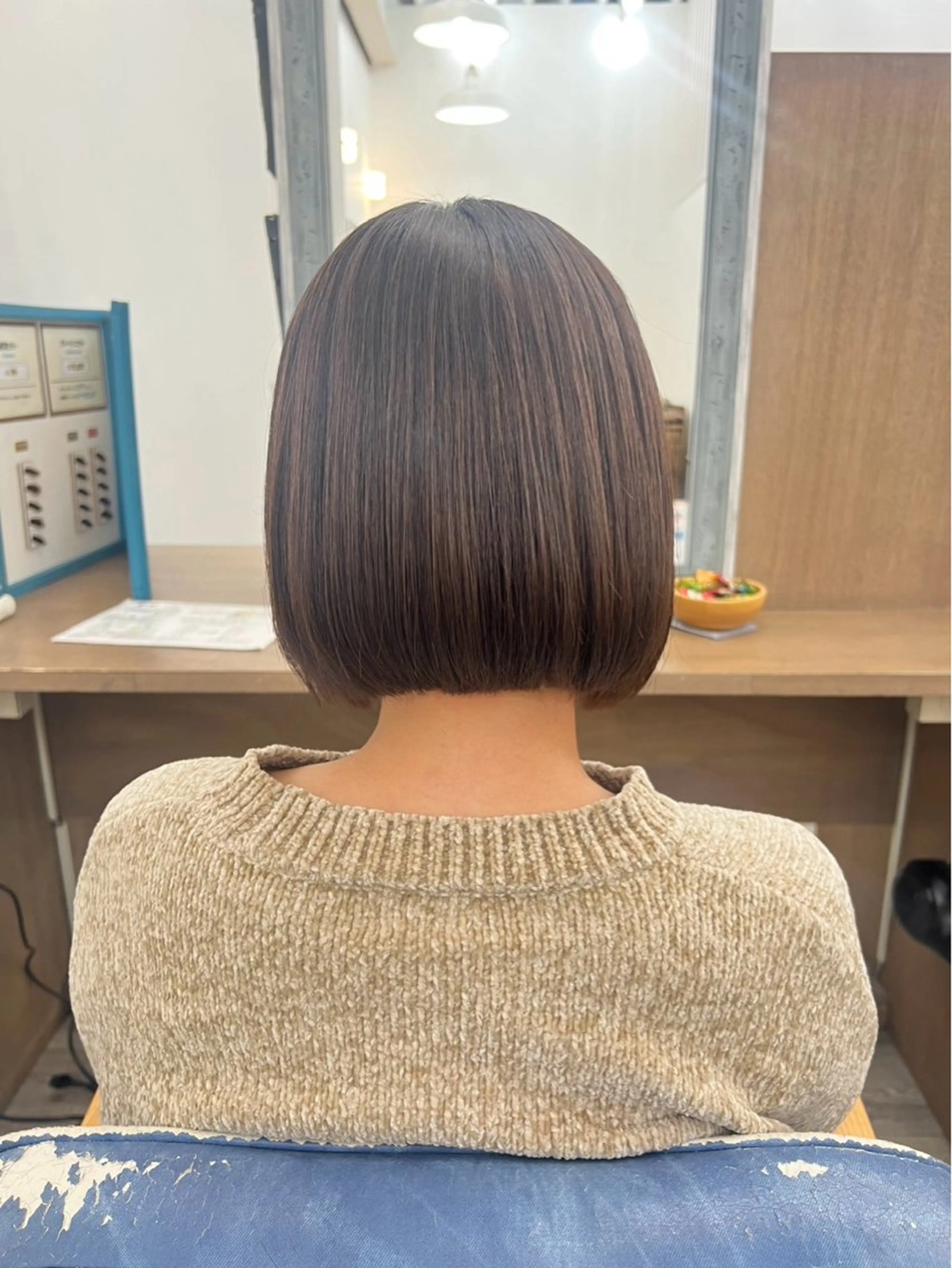 ミディアム ボブ 庄司 琉椰のヘアスタイル
