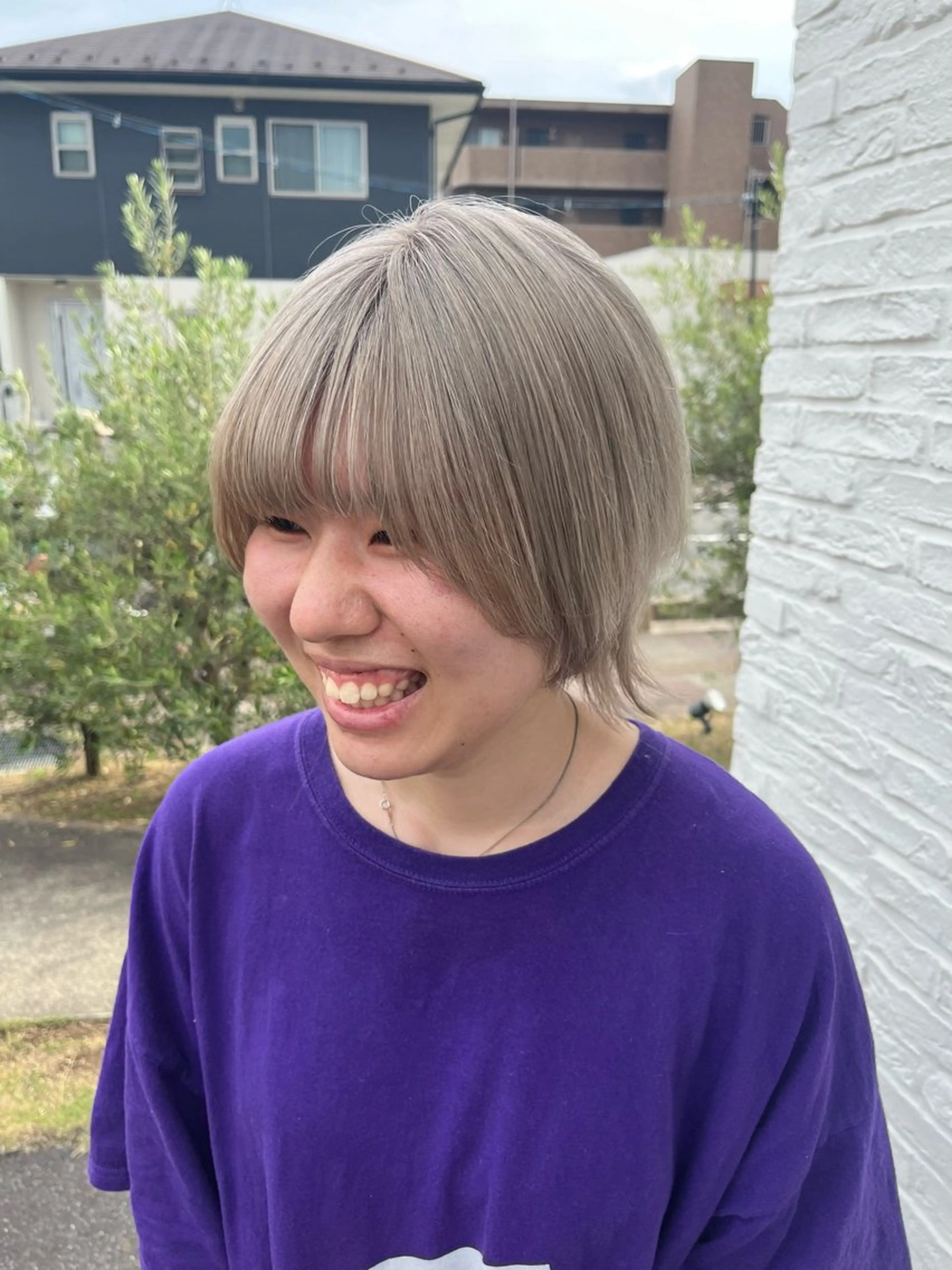 ショート ヤナギウチ エリカのヘアスタイル