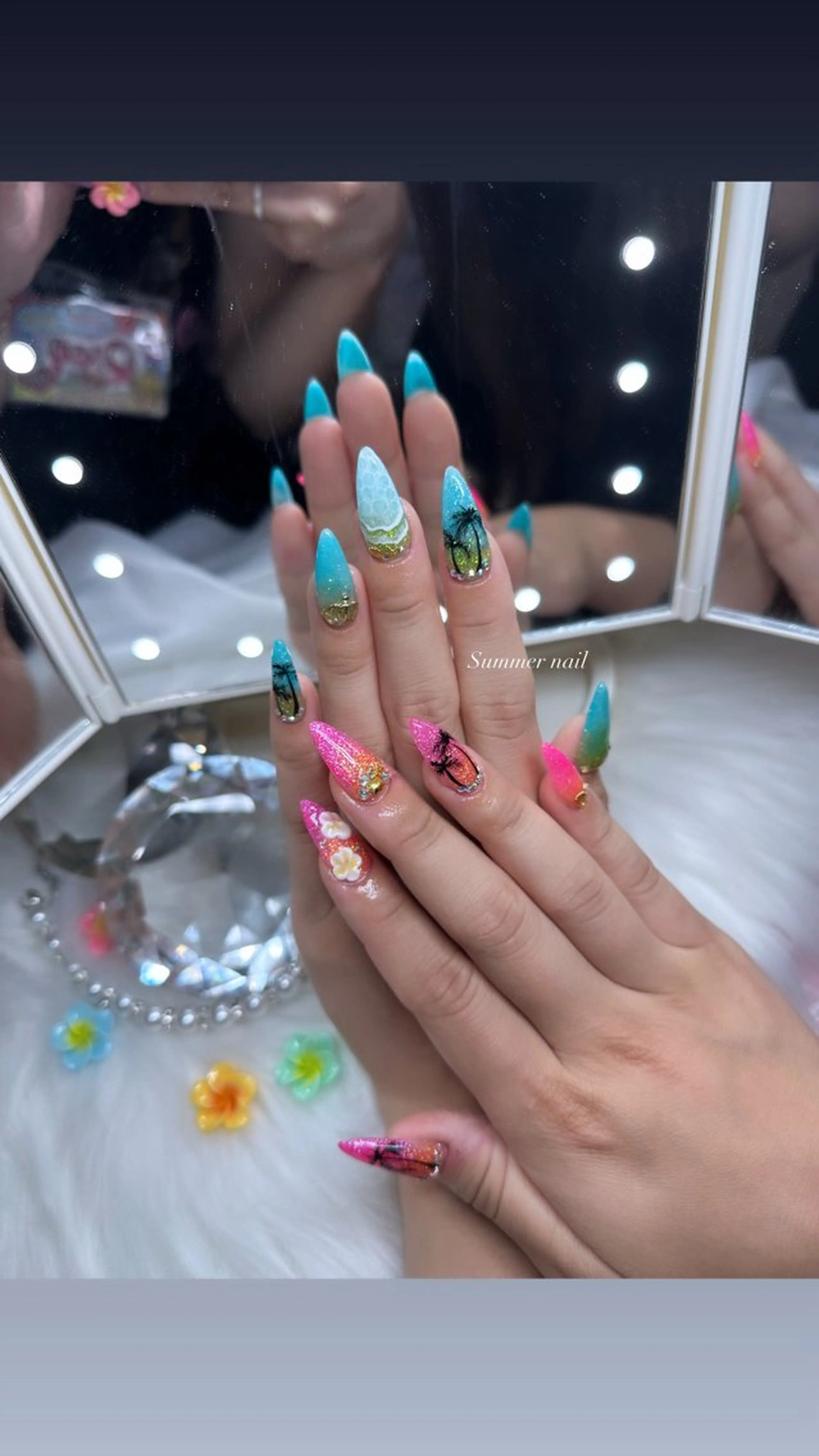 ネイル 加納 莉音のネイルデザイン