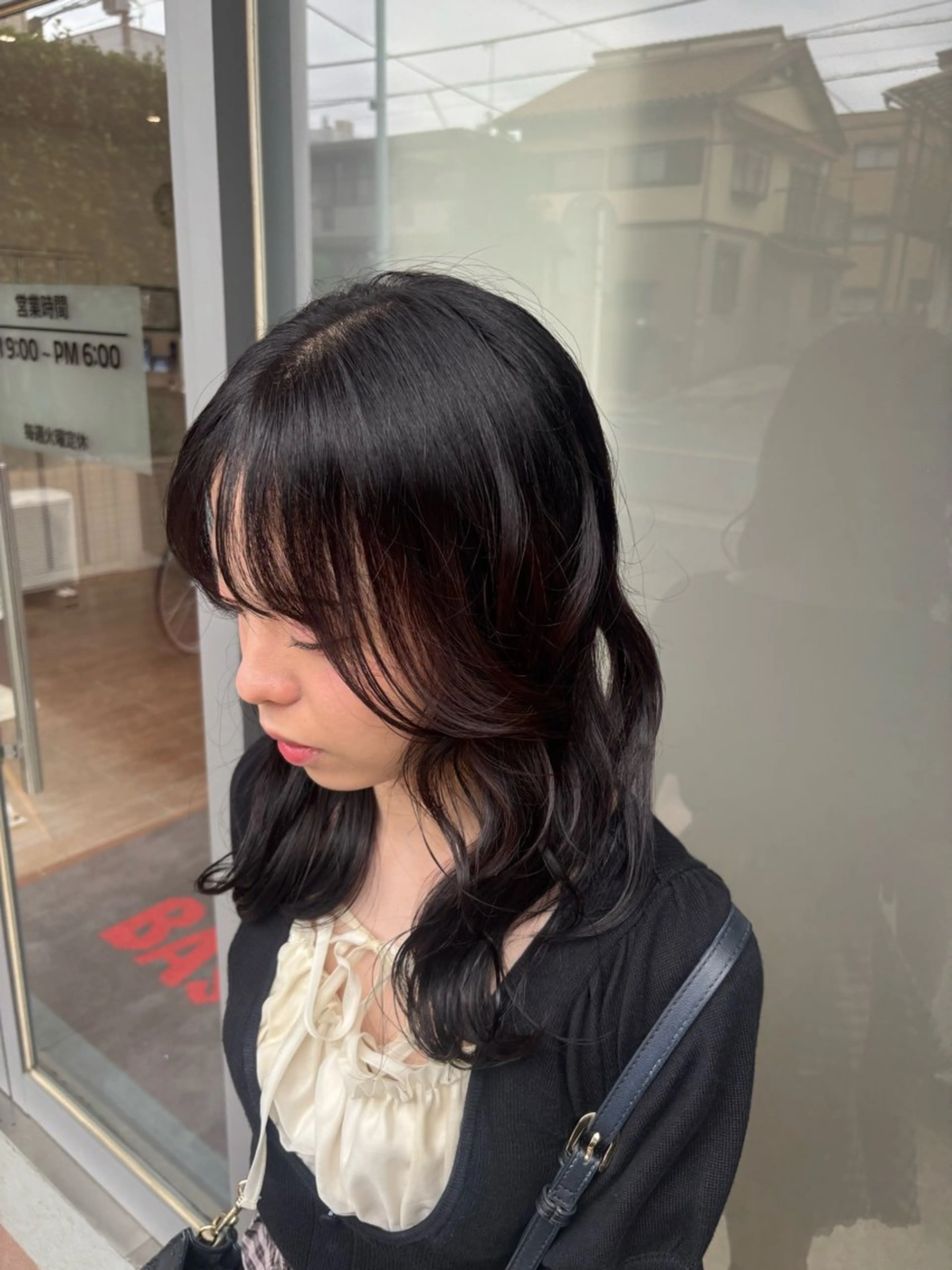 セミロング カット トリートメント カザマ🪡🧵/パー マ/デジタルパーマのヘアスタイル