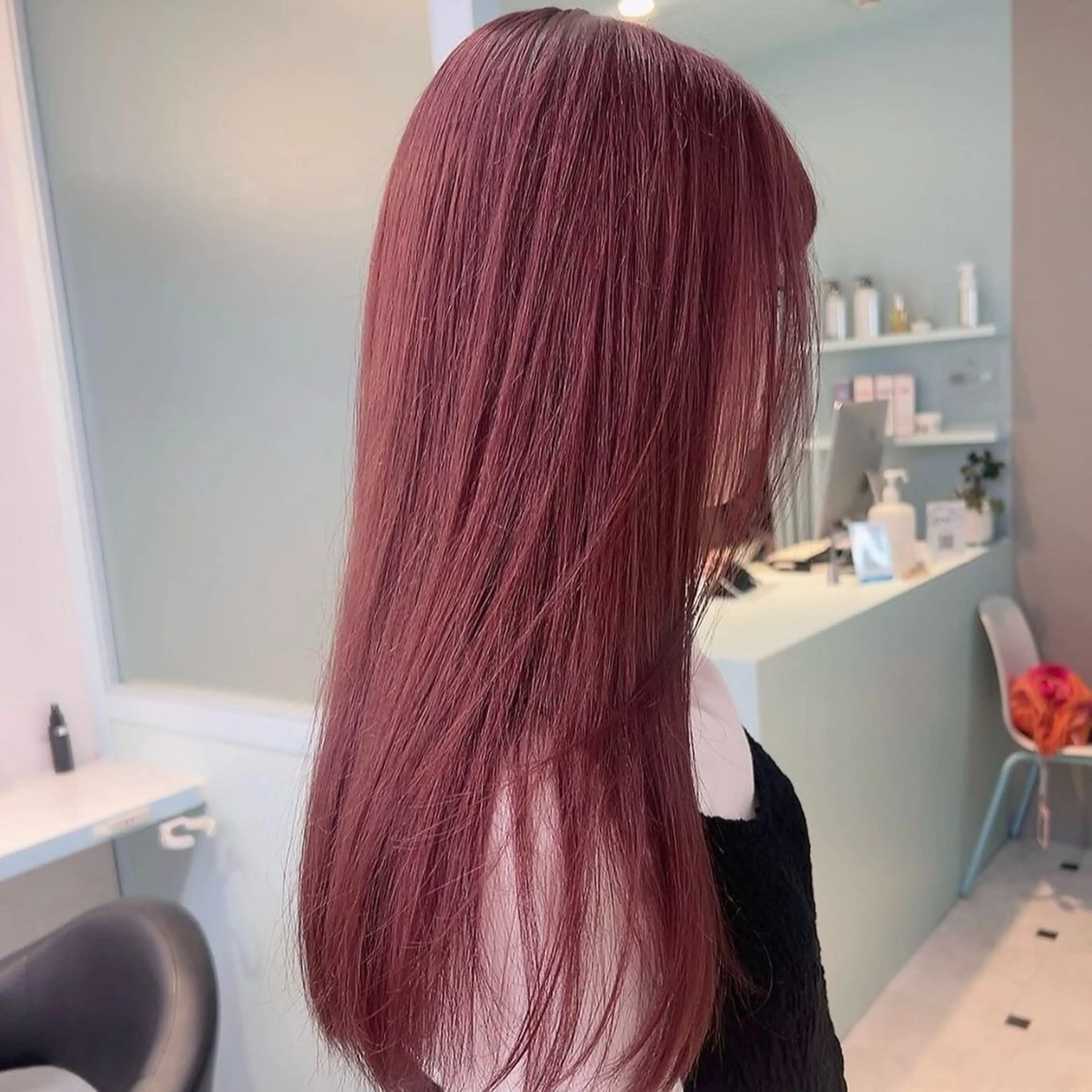 ロング ヘアカラー トリートメント 🎀愛されピンク ラベンダー💜ゆいのヘアスタイル