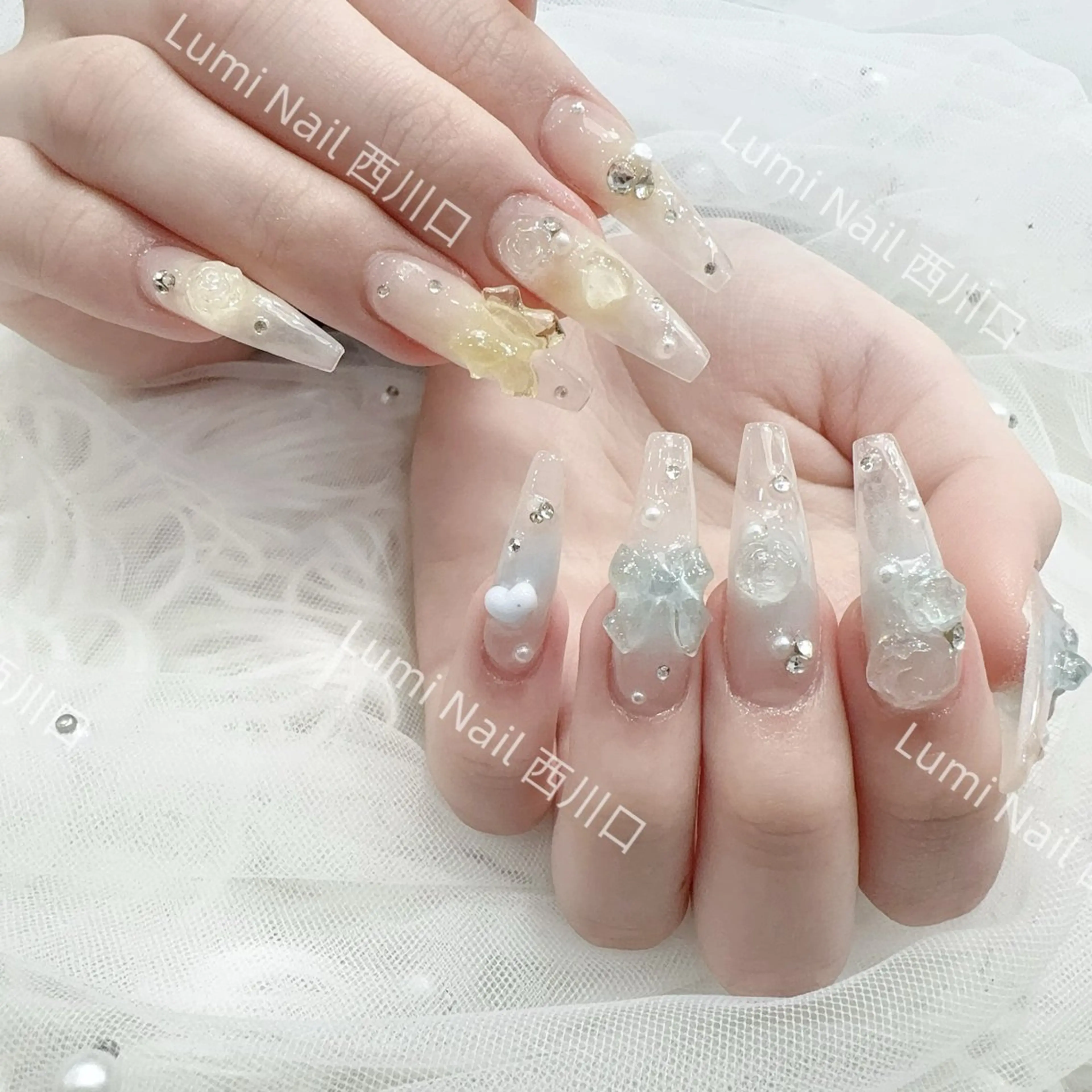 ネイル フットネイル ジェルネイル キラキラネイル オフィスネイル ピンク Lumi Nail Salonのネイルデザイン