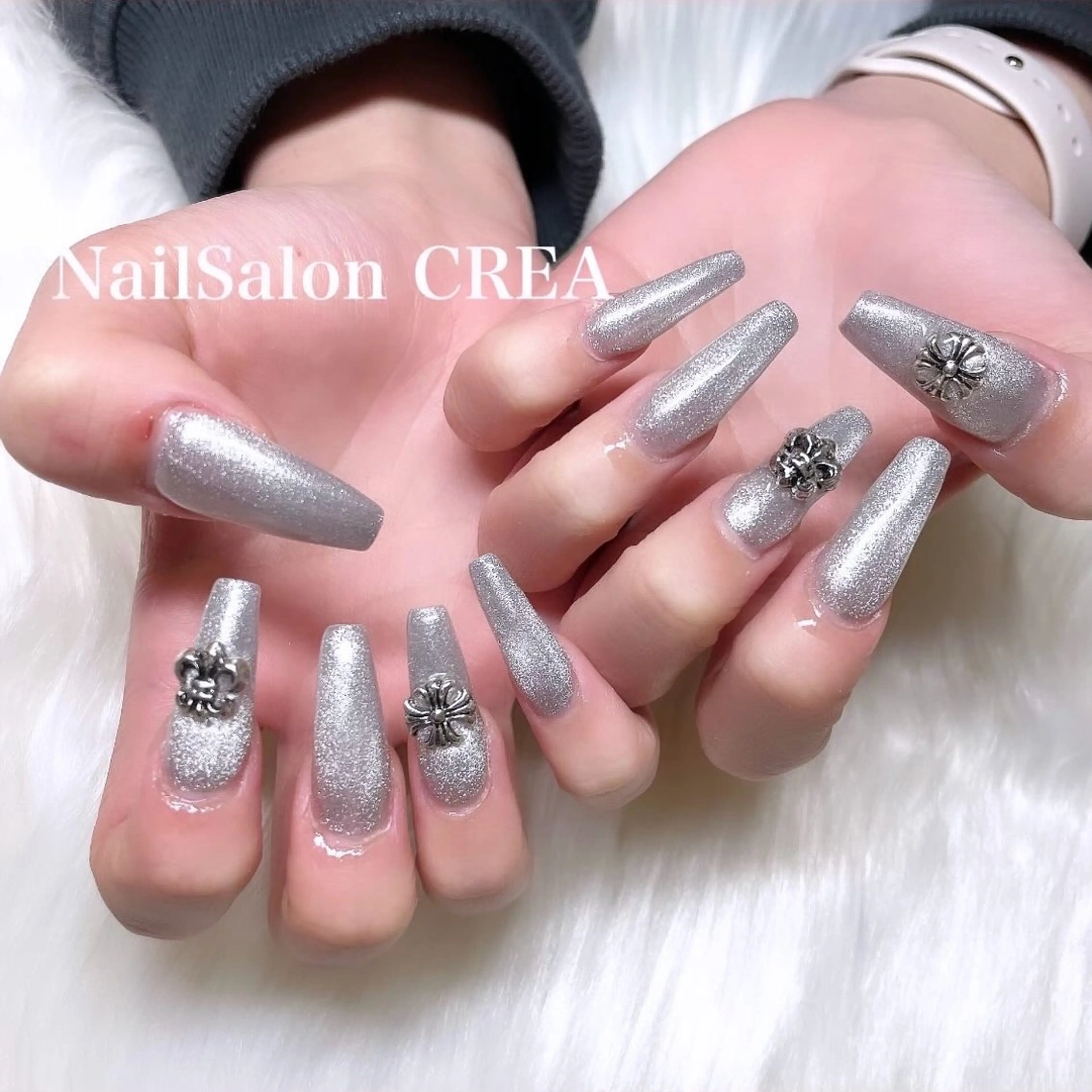 ネイル マグネットネイル ハンドネイル NailSalon CREAのネイルデザイン