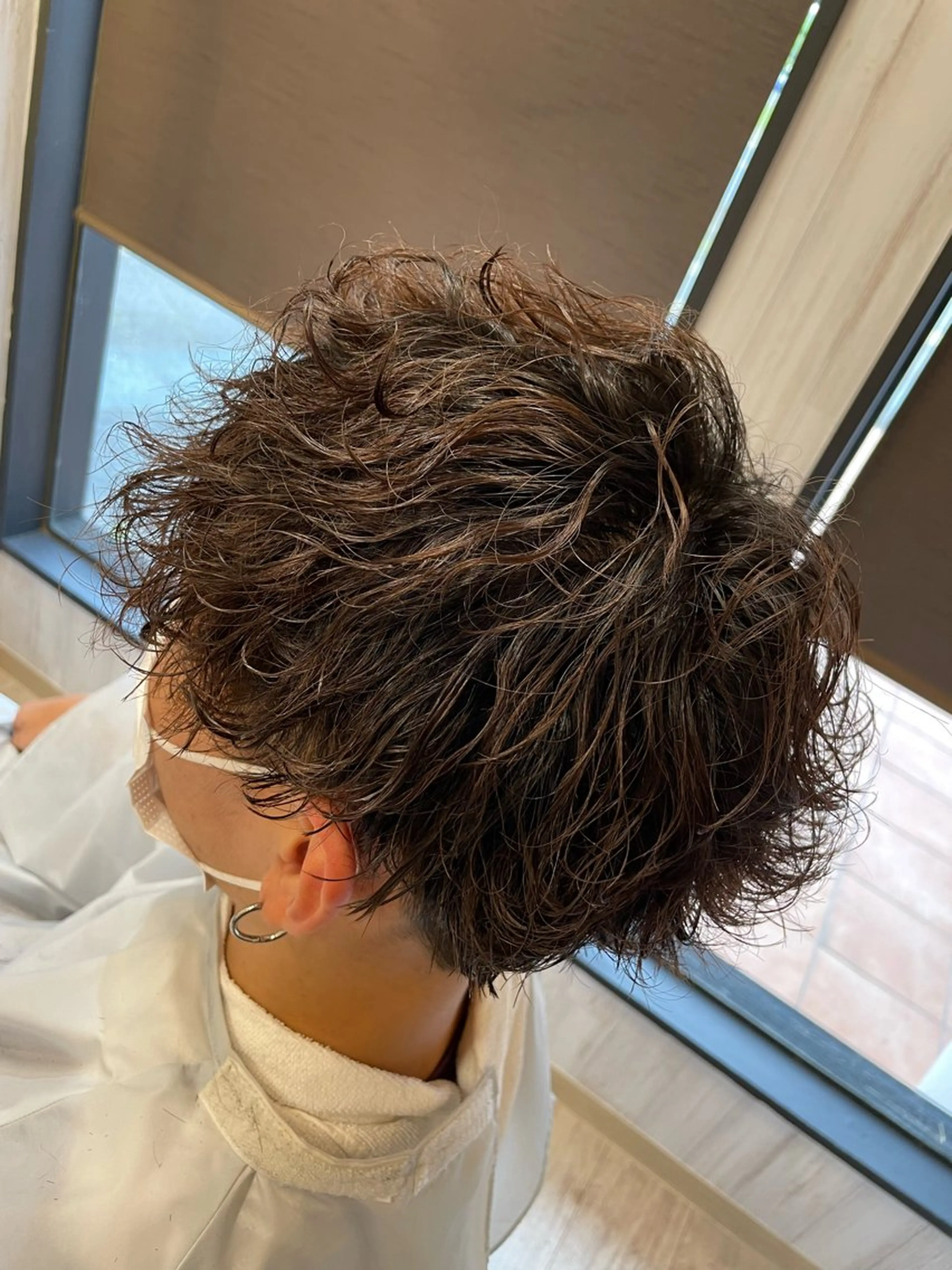 ショート パーマ ツイストパーマ 篠原 大稀のヘアスタイル