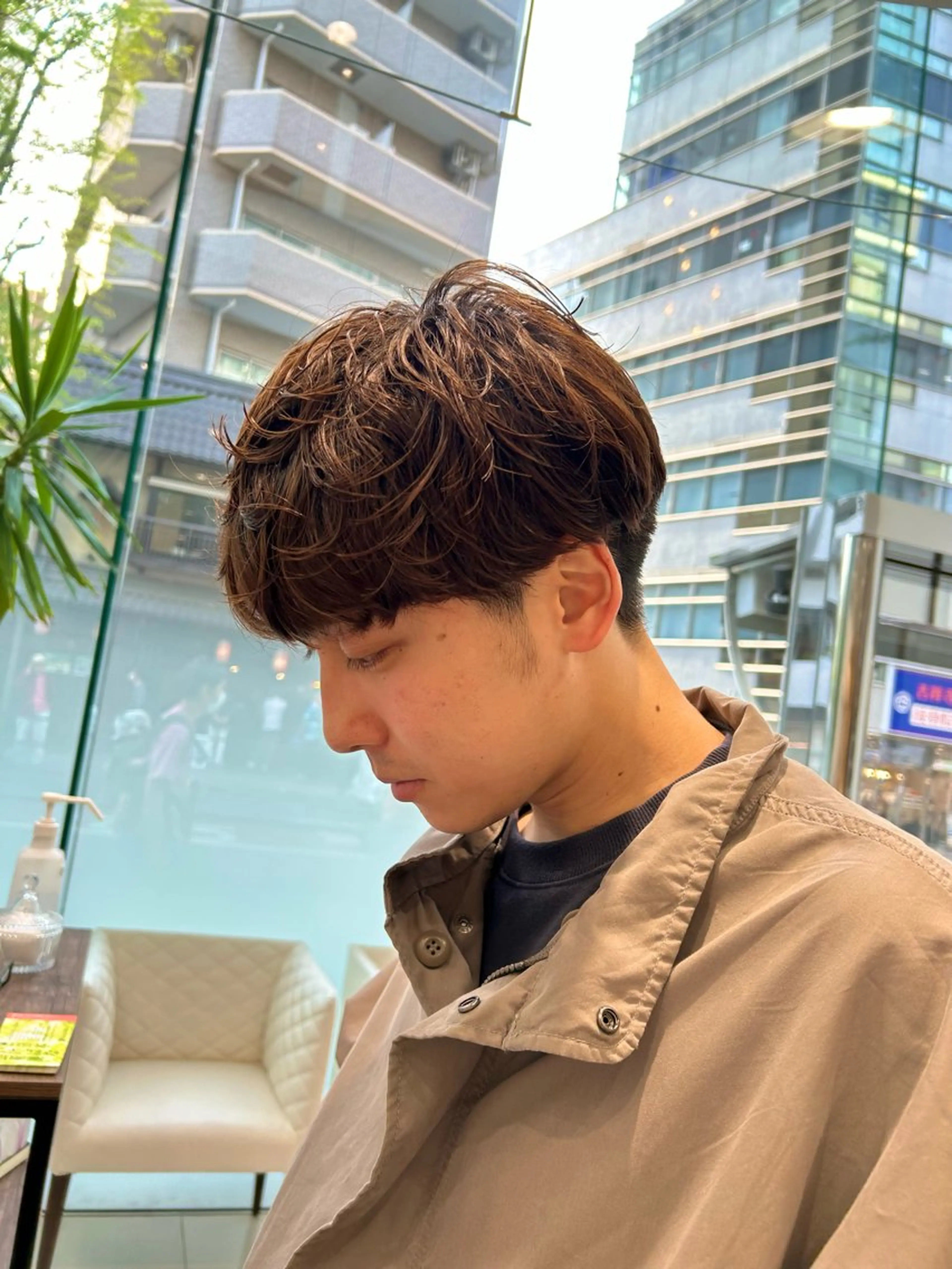 パーマ メンズ メンズパーマ パーマ オオタ ユイナ🌈のヘアスタイル