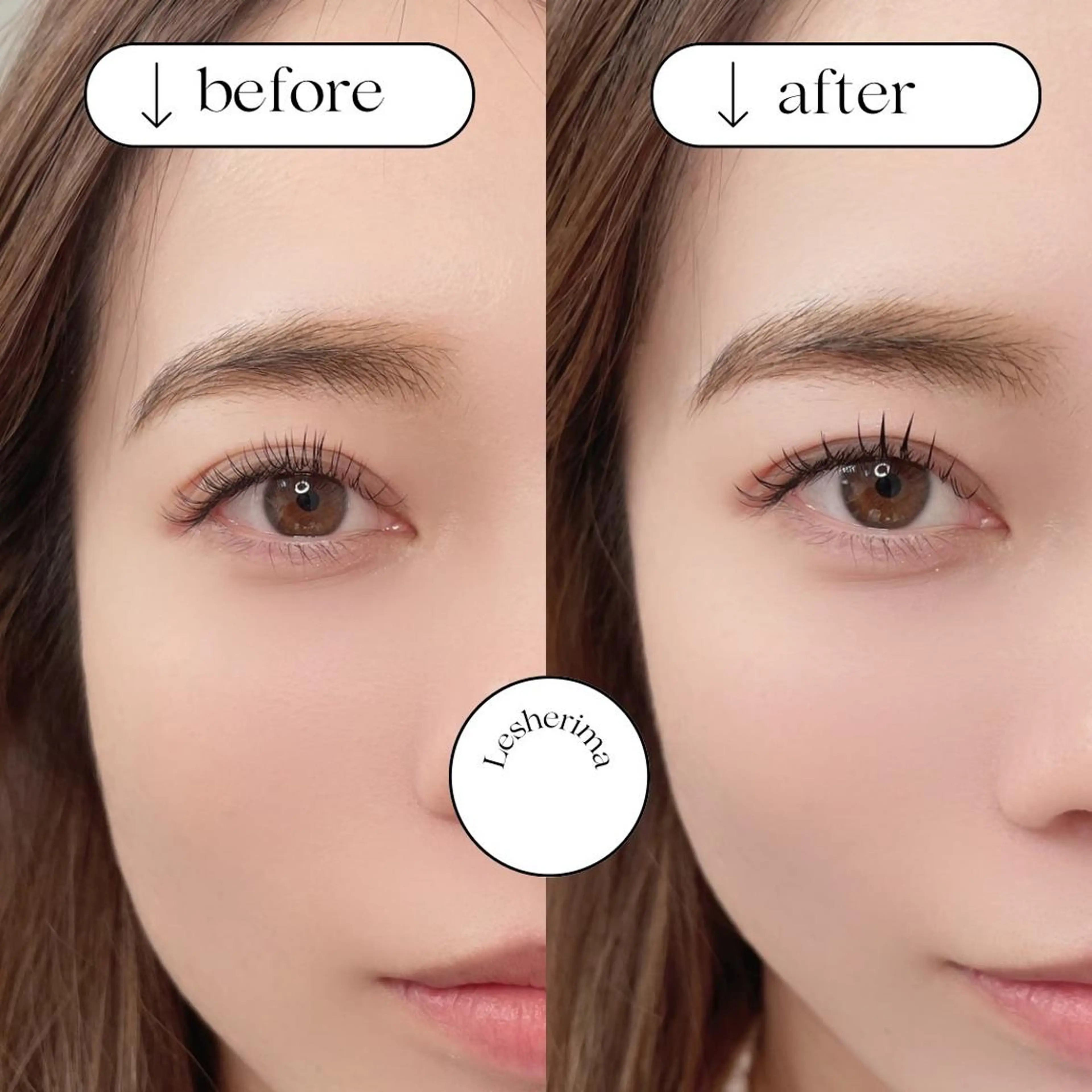 マツエク・マツパ カラーマツエク フラットラッシュ ナチュラル ZULeyelash 柏東口のマツエク・マツパデザイン