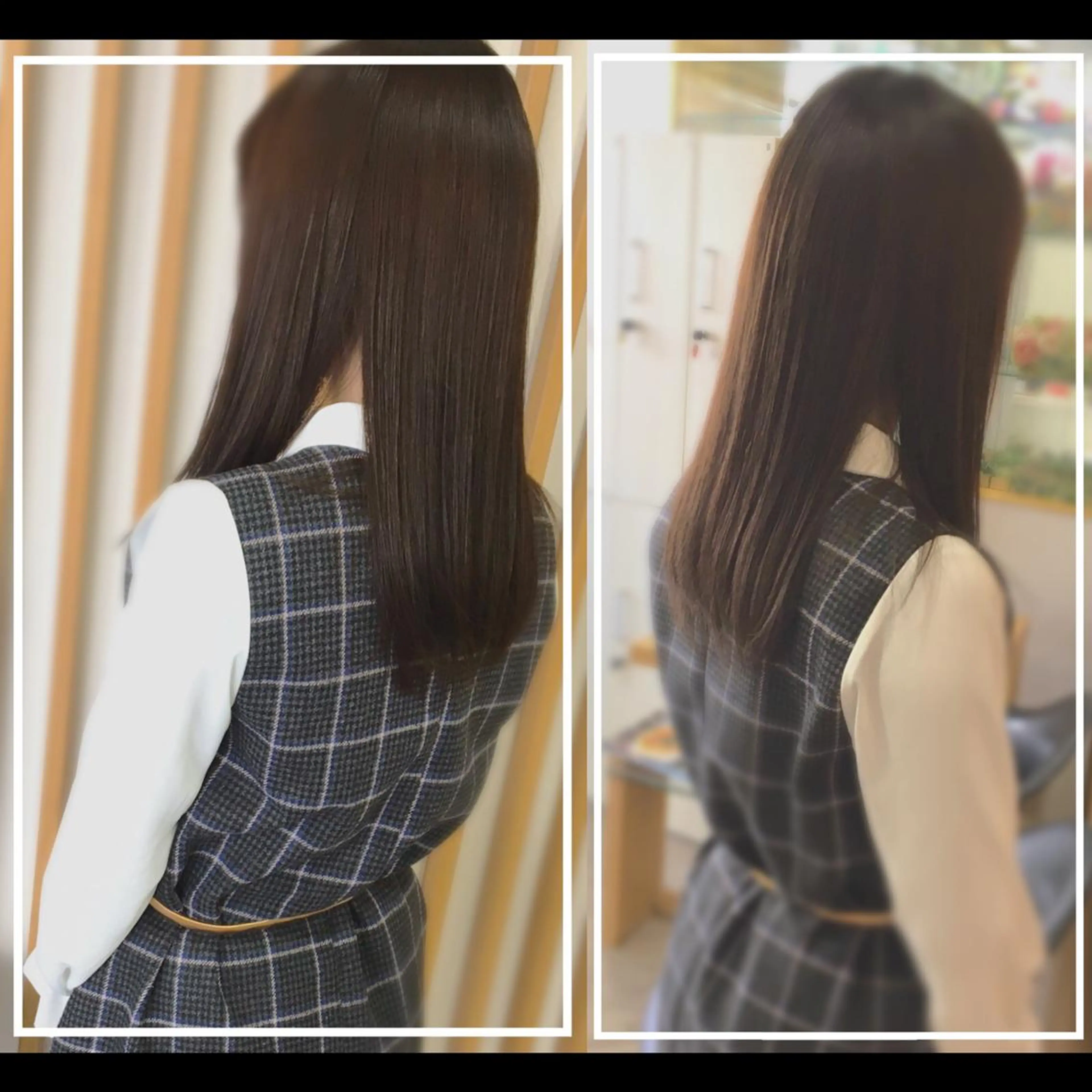 ロング ケアカラー 学生 髪質改善 トリートメント 艶髪×髪質改善KON |癖毛カット×収まりのヘアスタイル