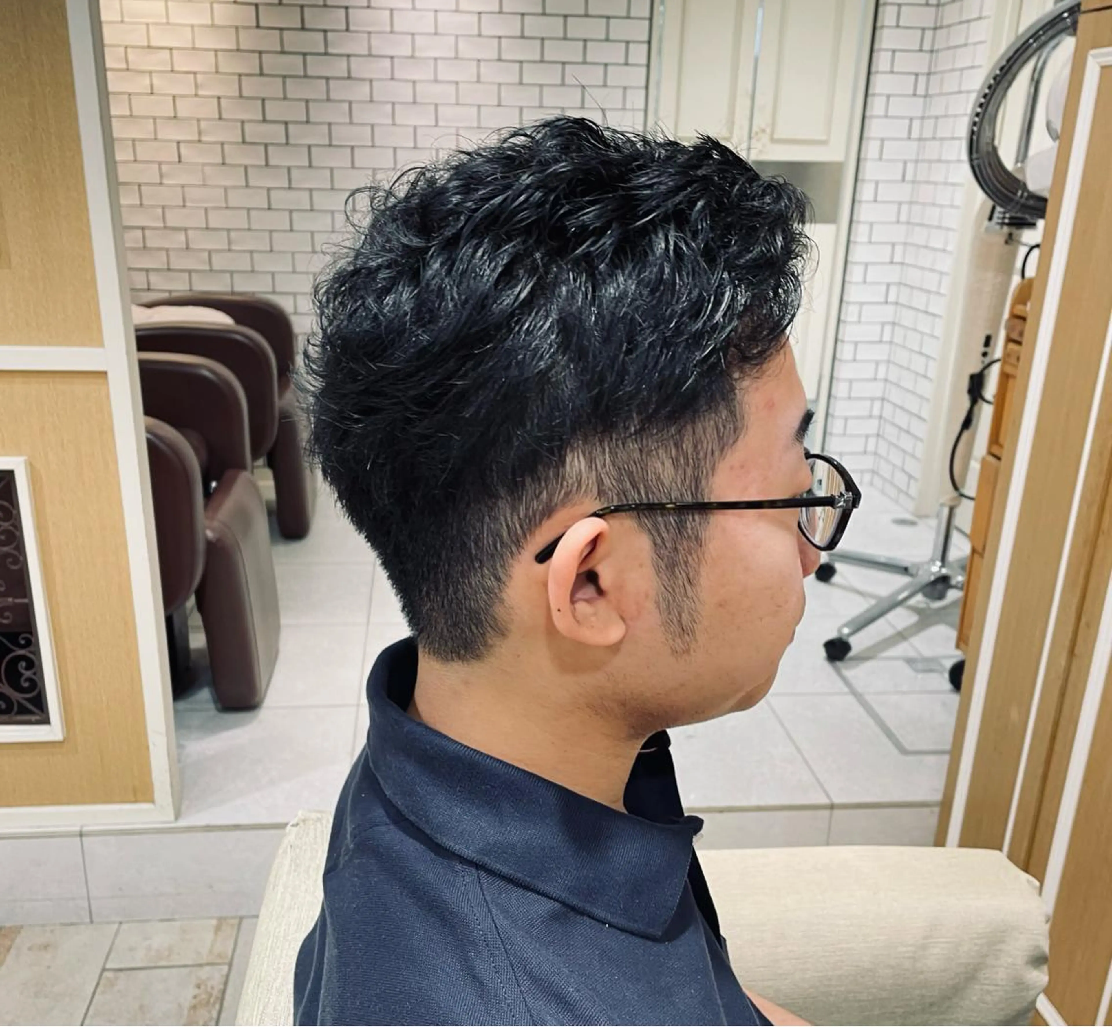 メンズ カット すげさやか ✨メンズカットパーマのヘアスタイル