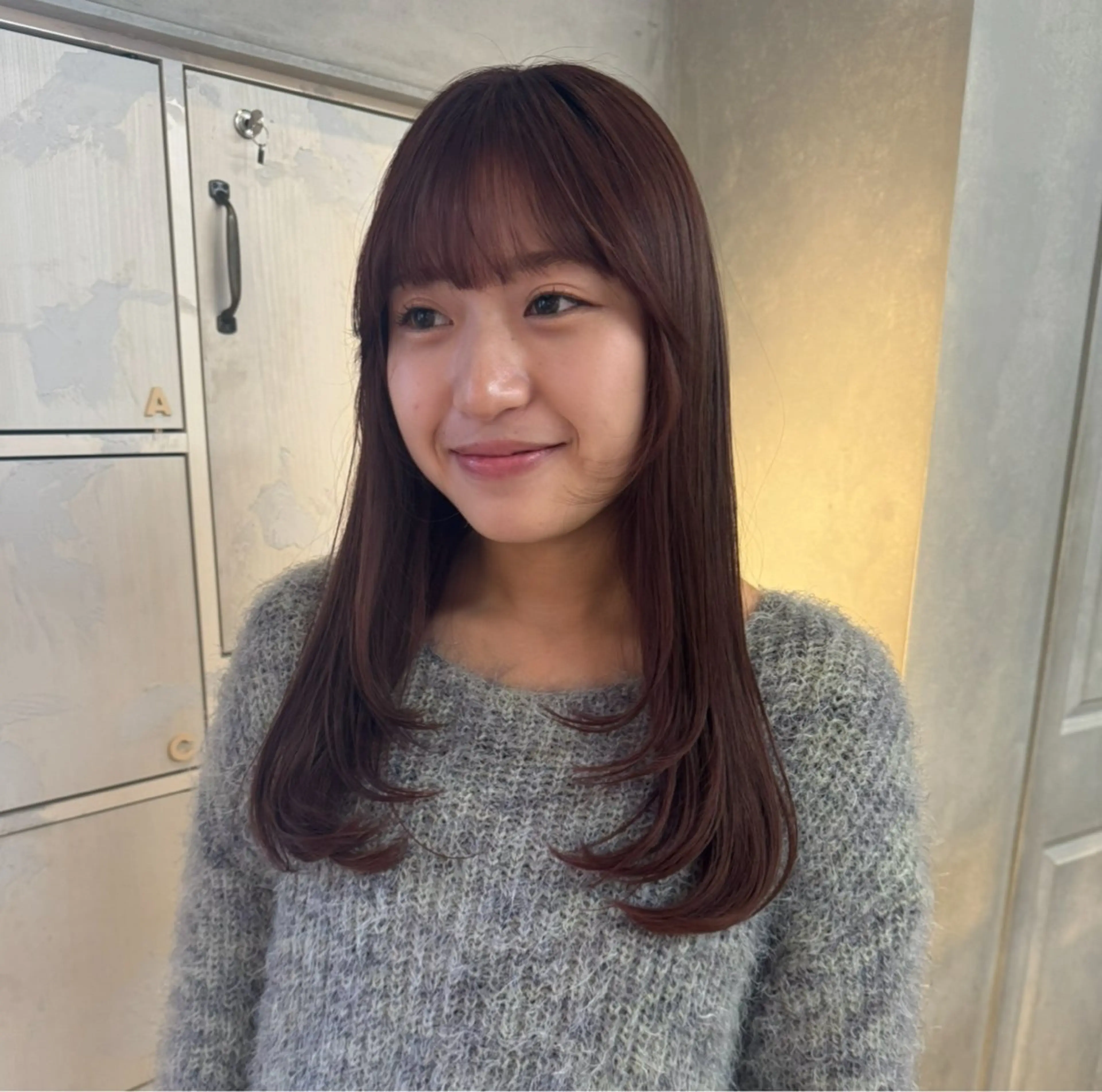 ロング カラー レイヤーカット 透明感カラー ☆akoのヘアスタイル