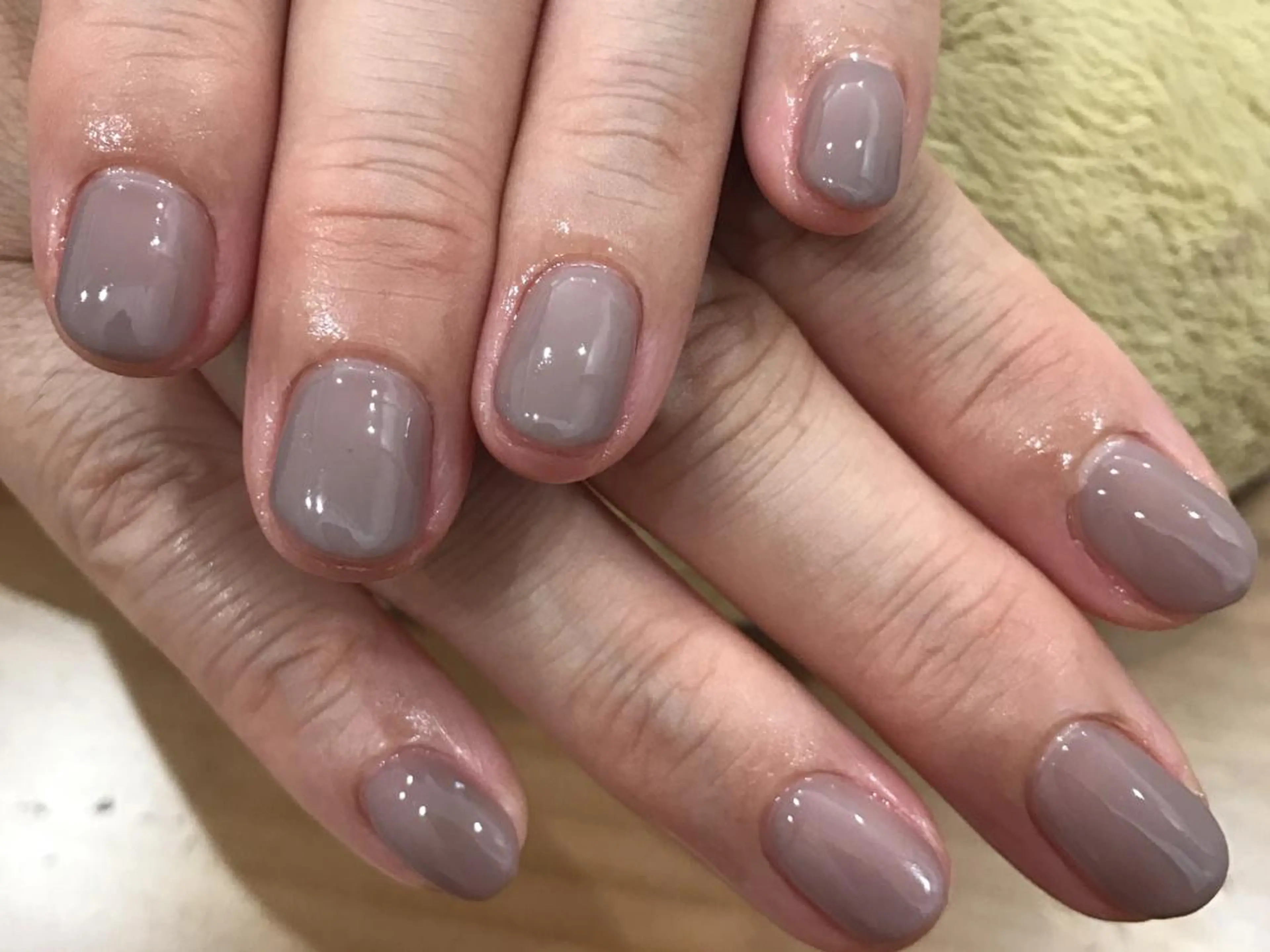 ネイル ジェルネイル ワンカラーネイル ハンドネイル 中川 愛理のネイルデザイン