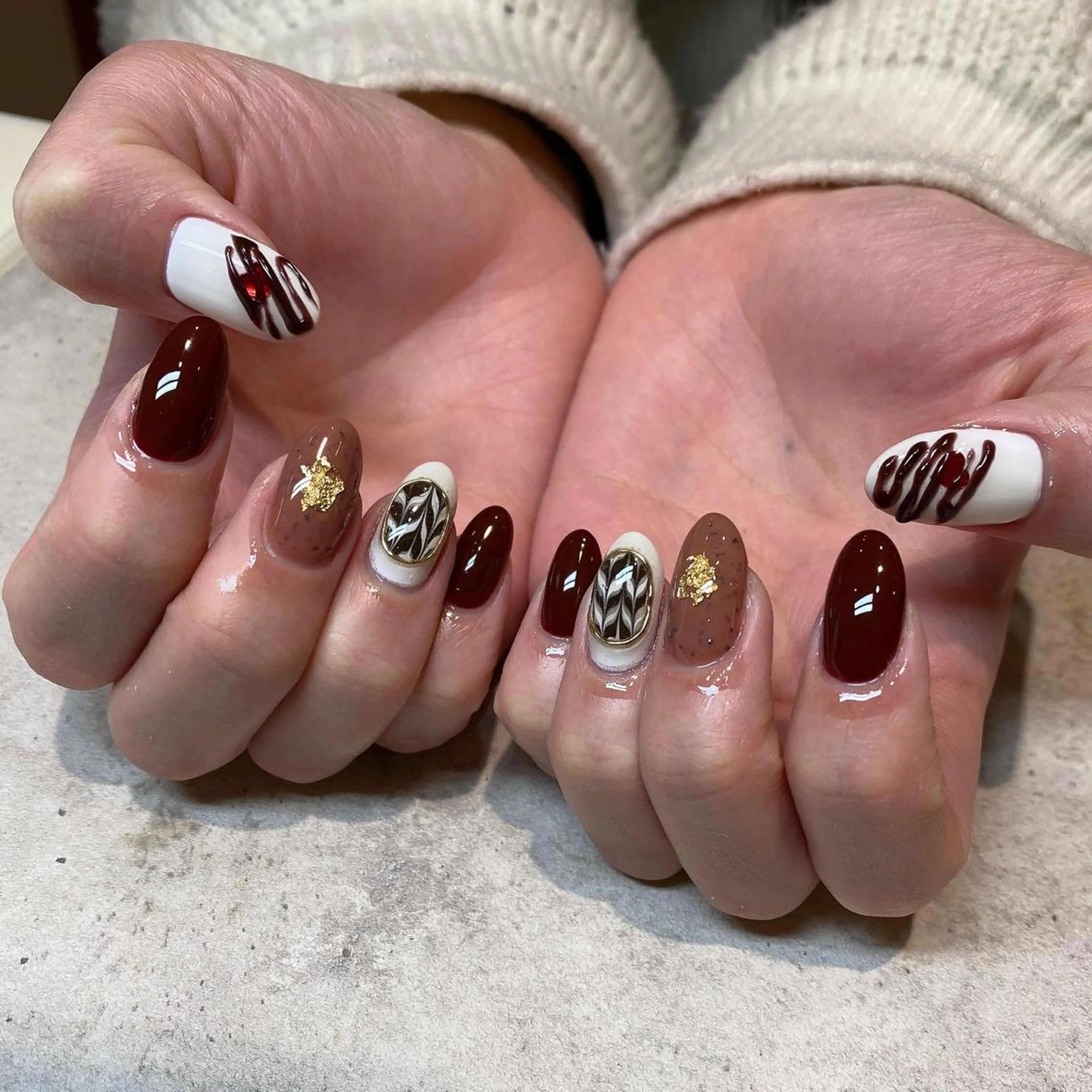 ネイル ハンドネイル lecoa_ kana／amongのネイルデザイン