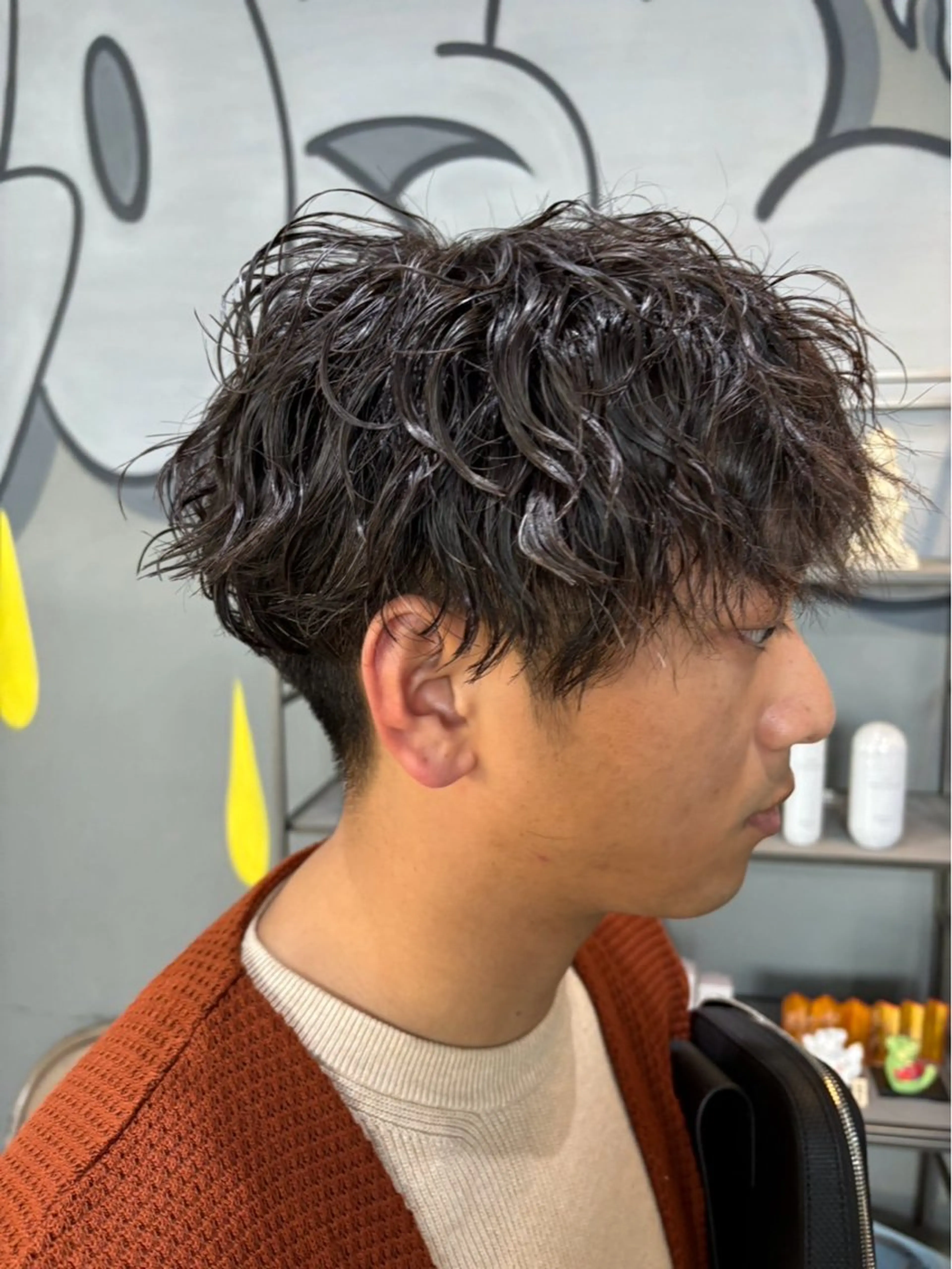 ショート パーマ メンズ メンズ専門サロン wokeのヘアスタイル