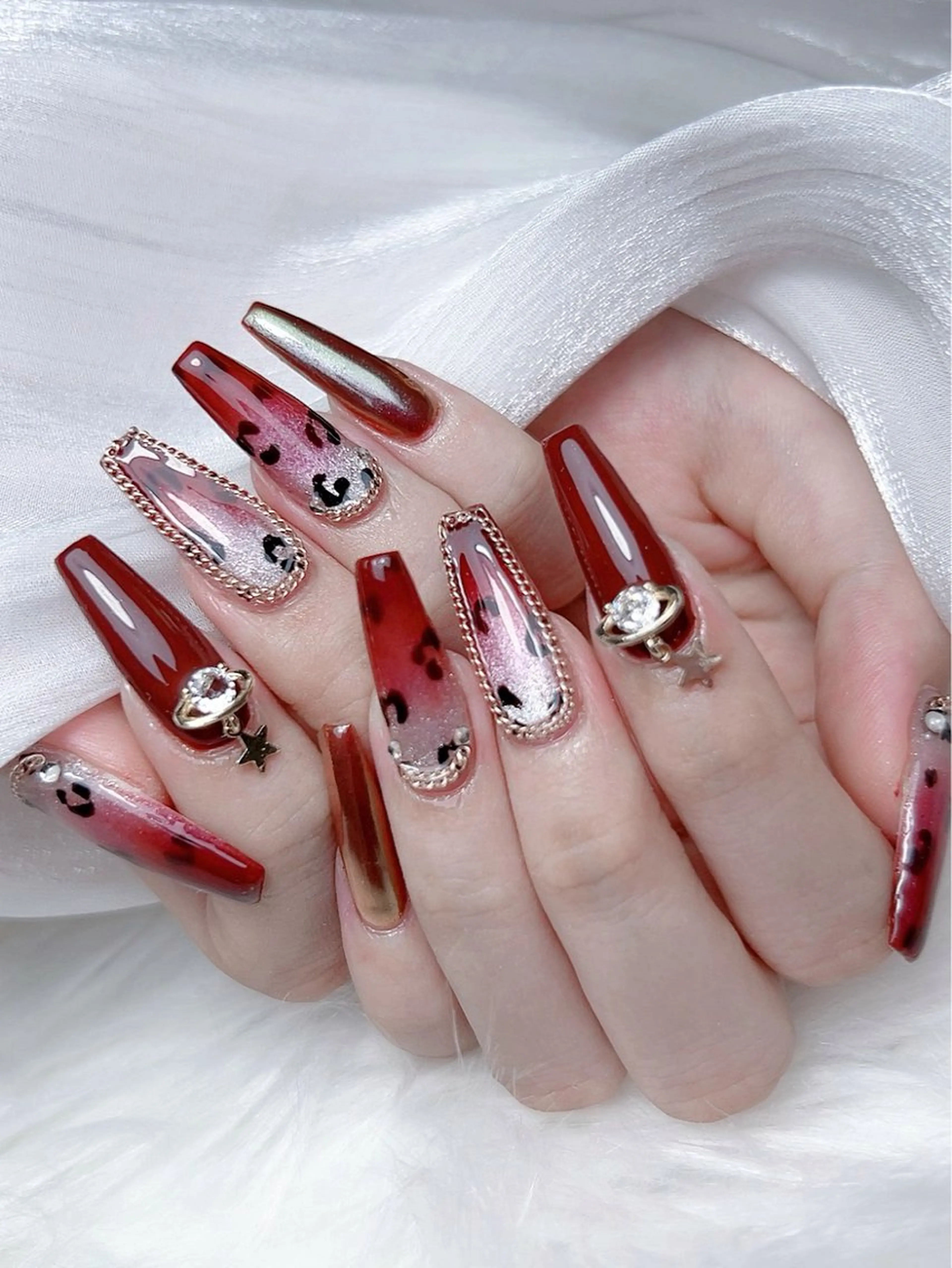 ネイル ハンドネイル M🌷nail 長さだし専門店のネイルデザイン