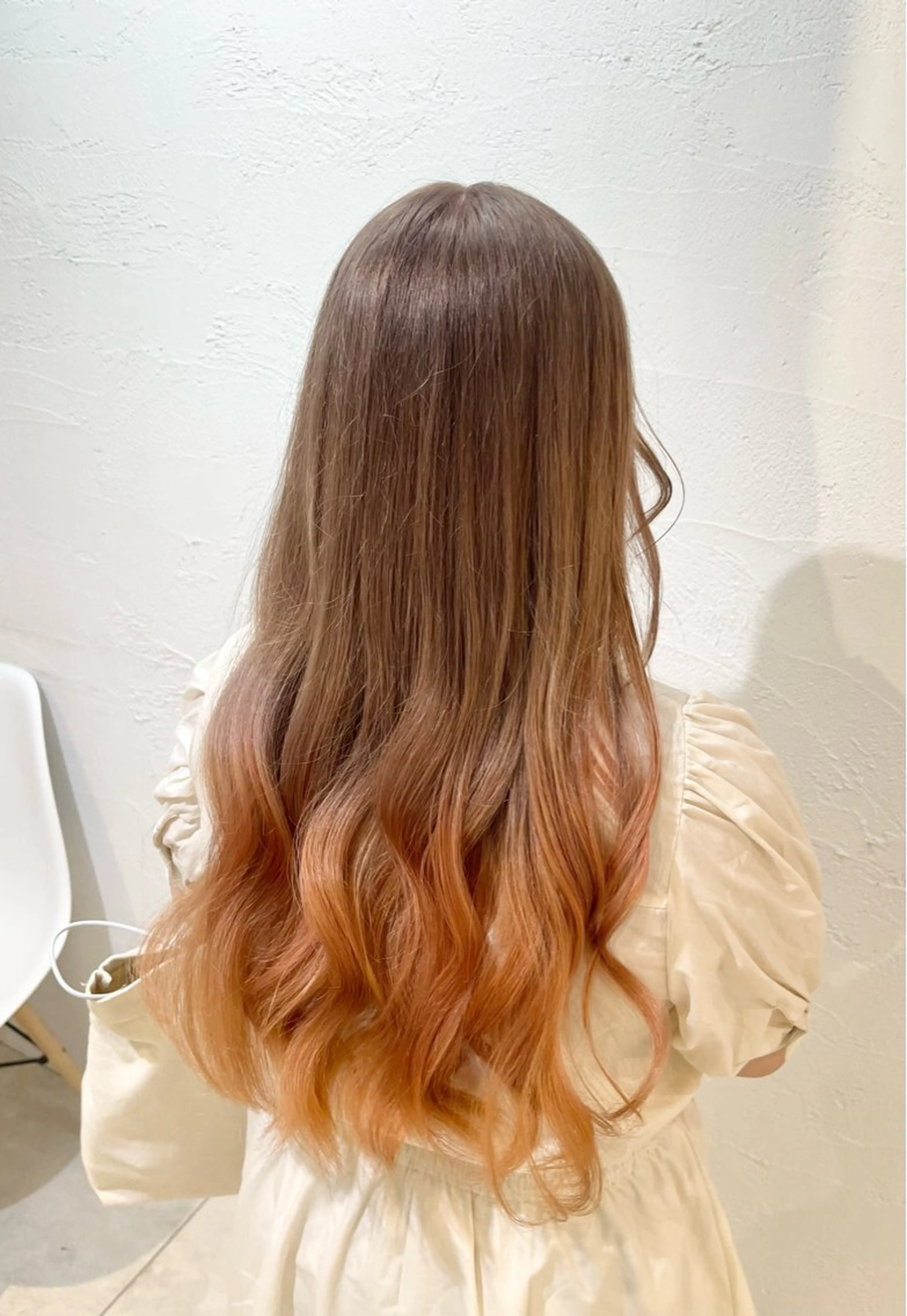 ロング カット ヘアカラー トリートメント メイク/ケアカラー 🐬HIKARU🐬のヘアスタイル