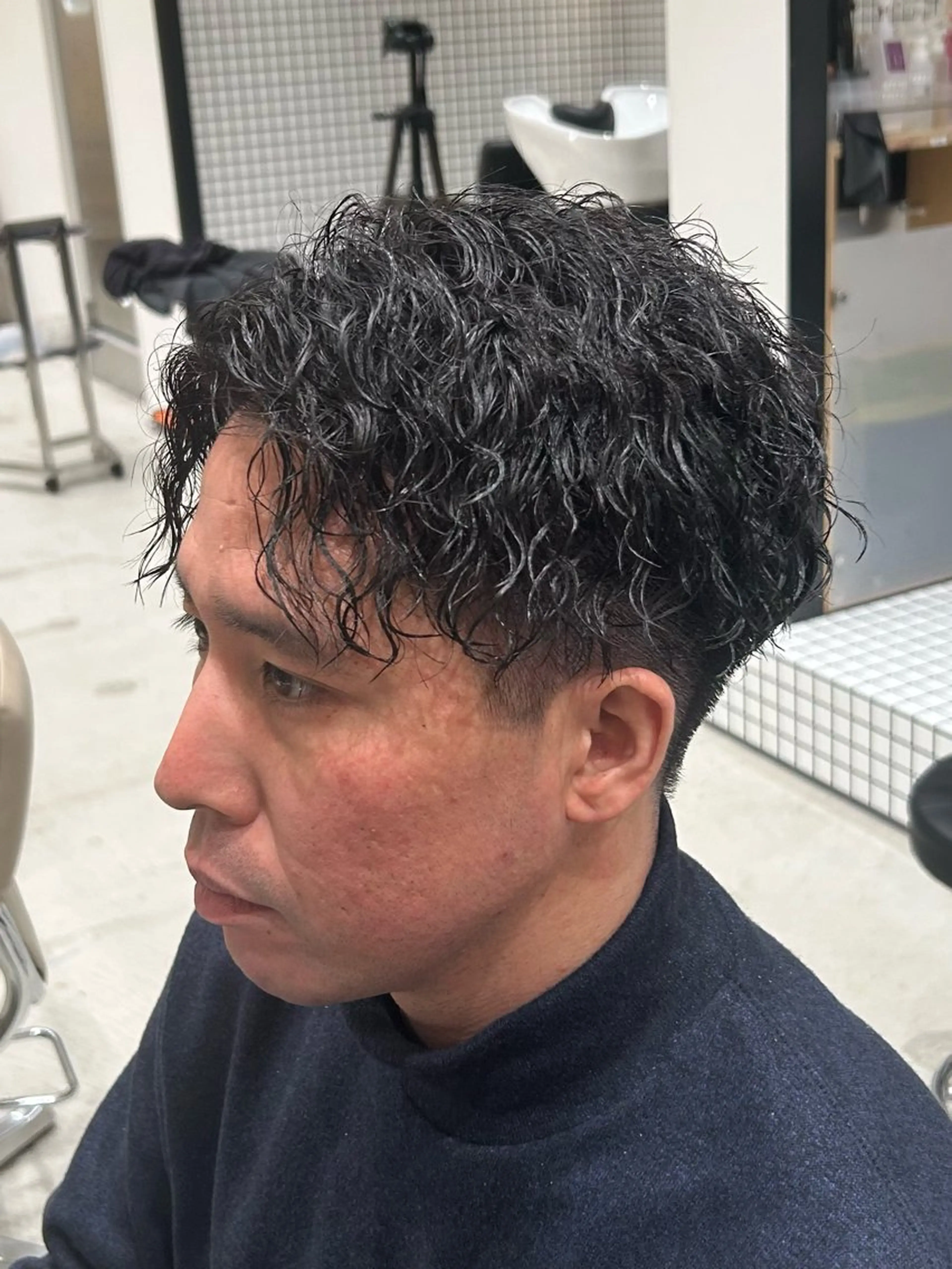 パーマ メンズ フェードカット メンズパーマ 🐲ツイスパ🐲 フェード/龍のヘアスタイル