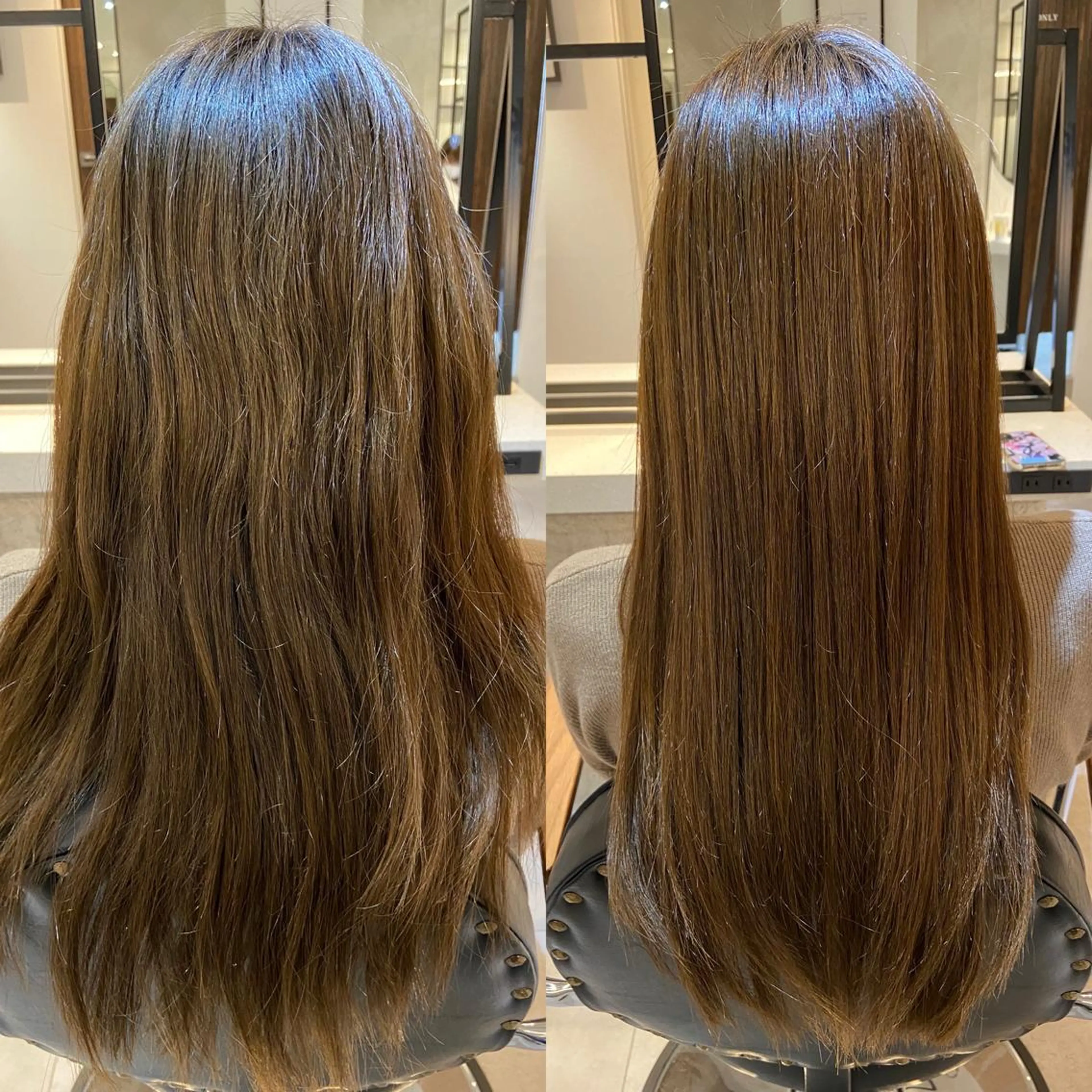 ロング 髪質改善 トリートメント 酸熱トリートメント パーソナルカラー骨格 顔タイプ　川野龍一のヘアスタイル