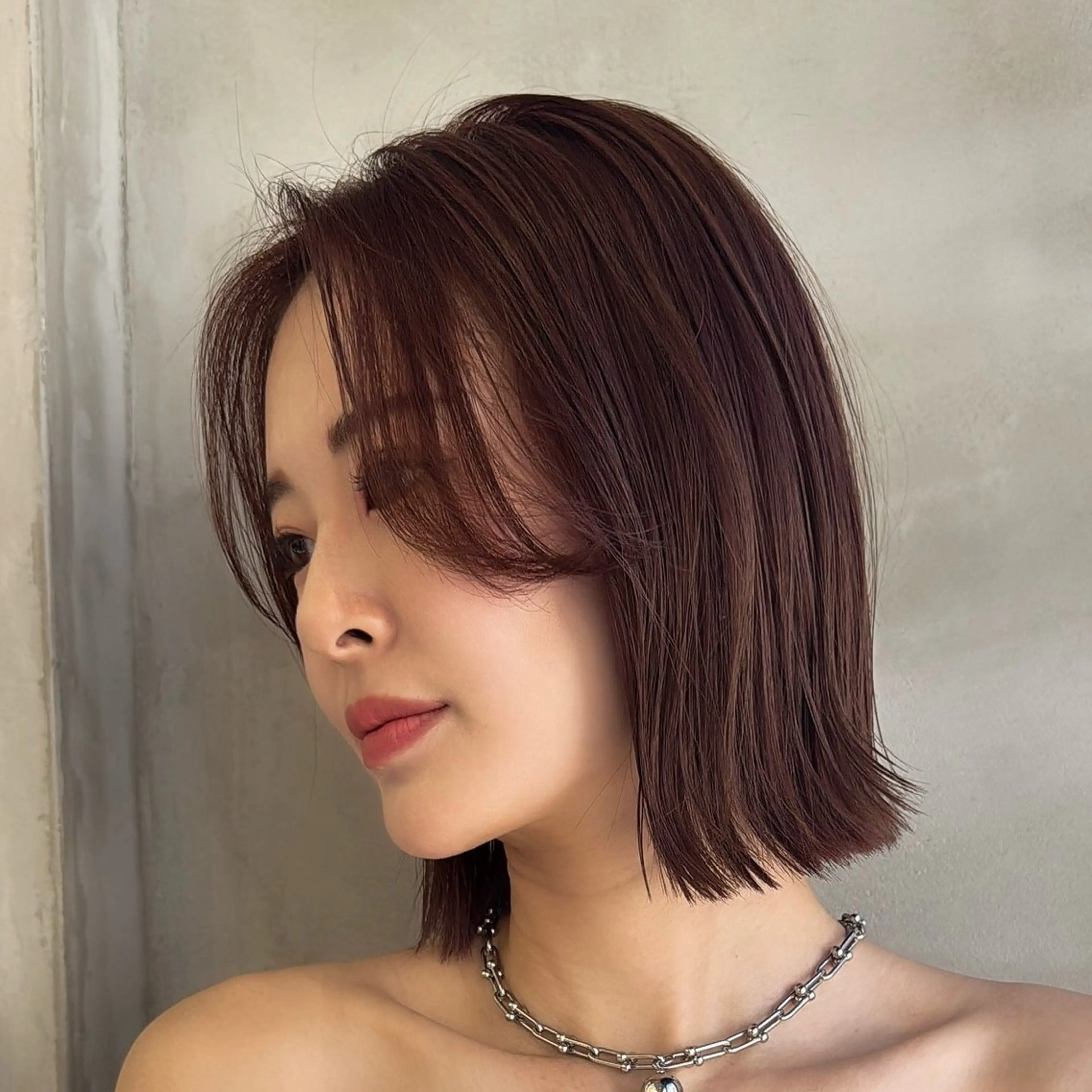 ミディアム カラー カット ヘアカラー トリートメント 🍀小川大輔🍀 ボブ/ブリーチ🥇のヘアスタイル