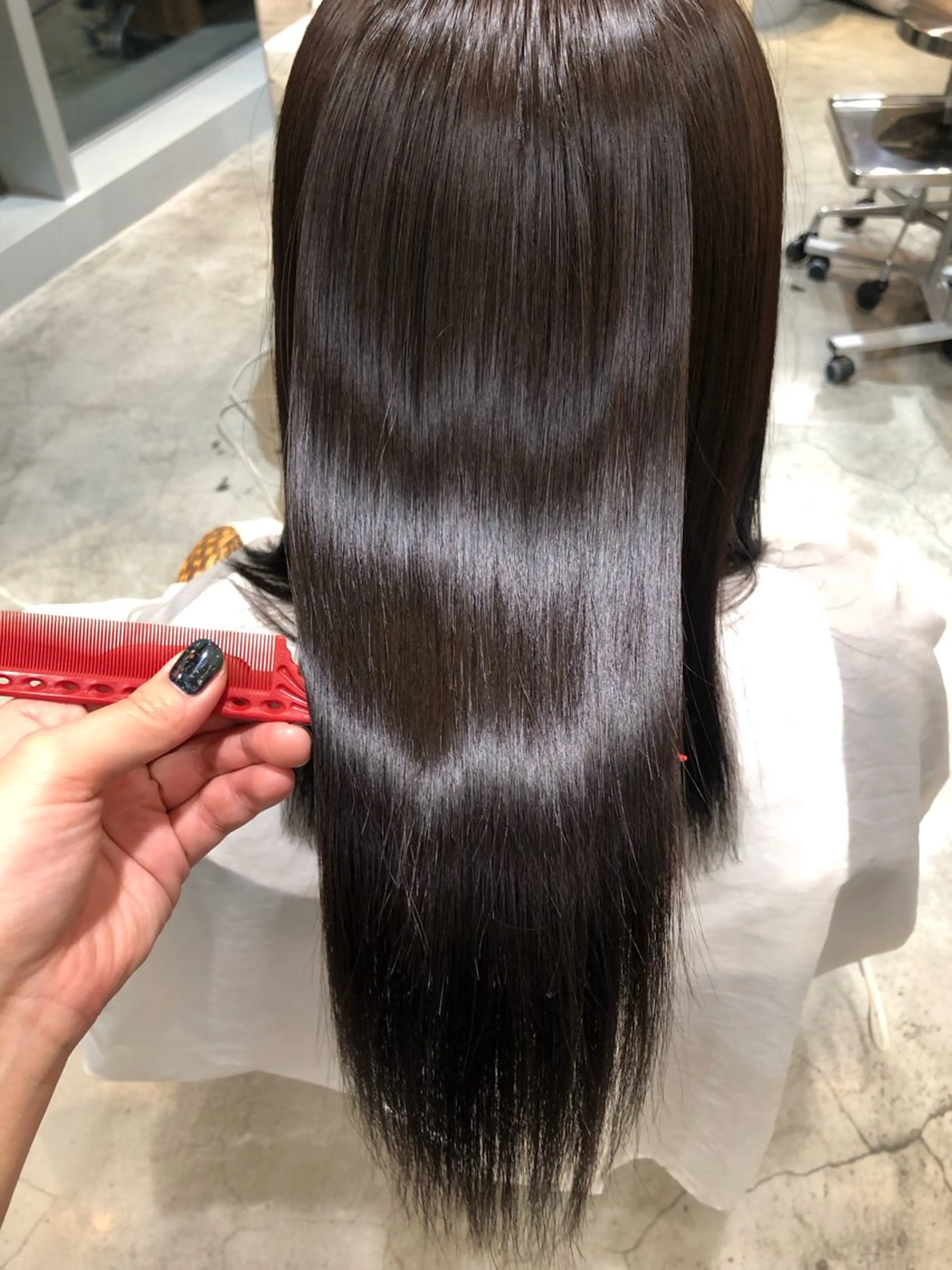 セミロング 縮毛矯正 ボブパーマ/カラー RIN⋆⸜🔔⸝‍⋆のヘアスタイル