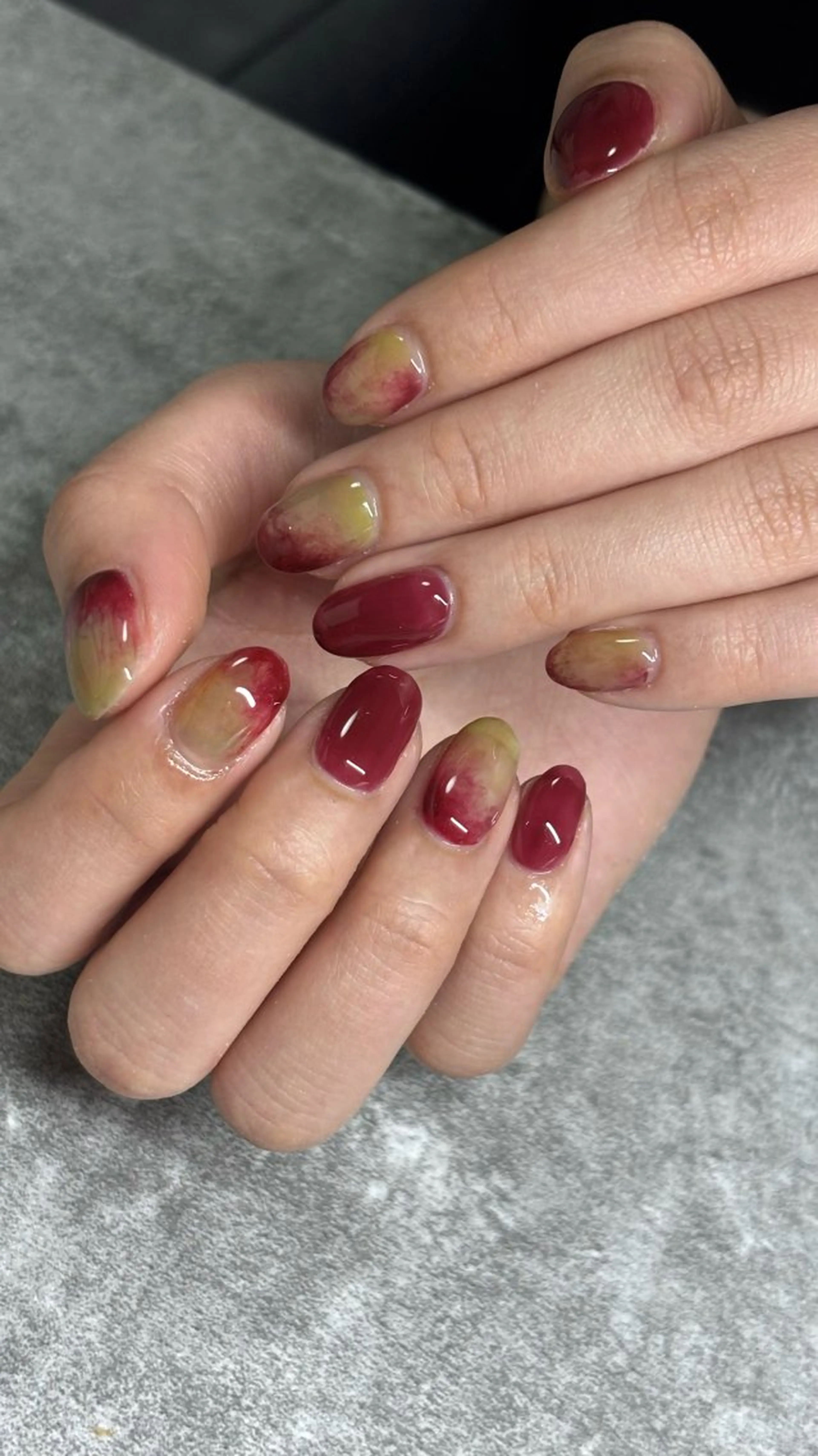 ネイル アートネイル ミディアムネイル ハンドネイル kapariri nail  MIKUのネイルデザイン