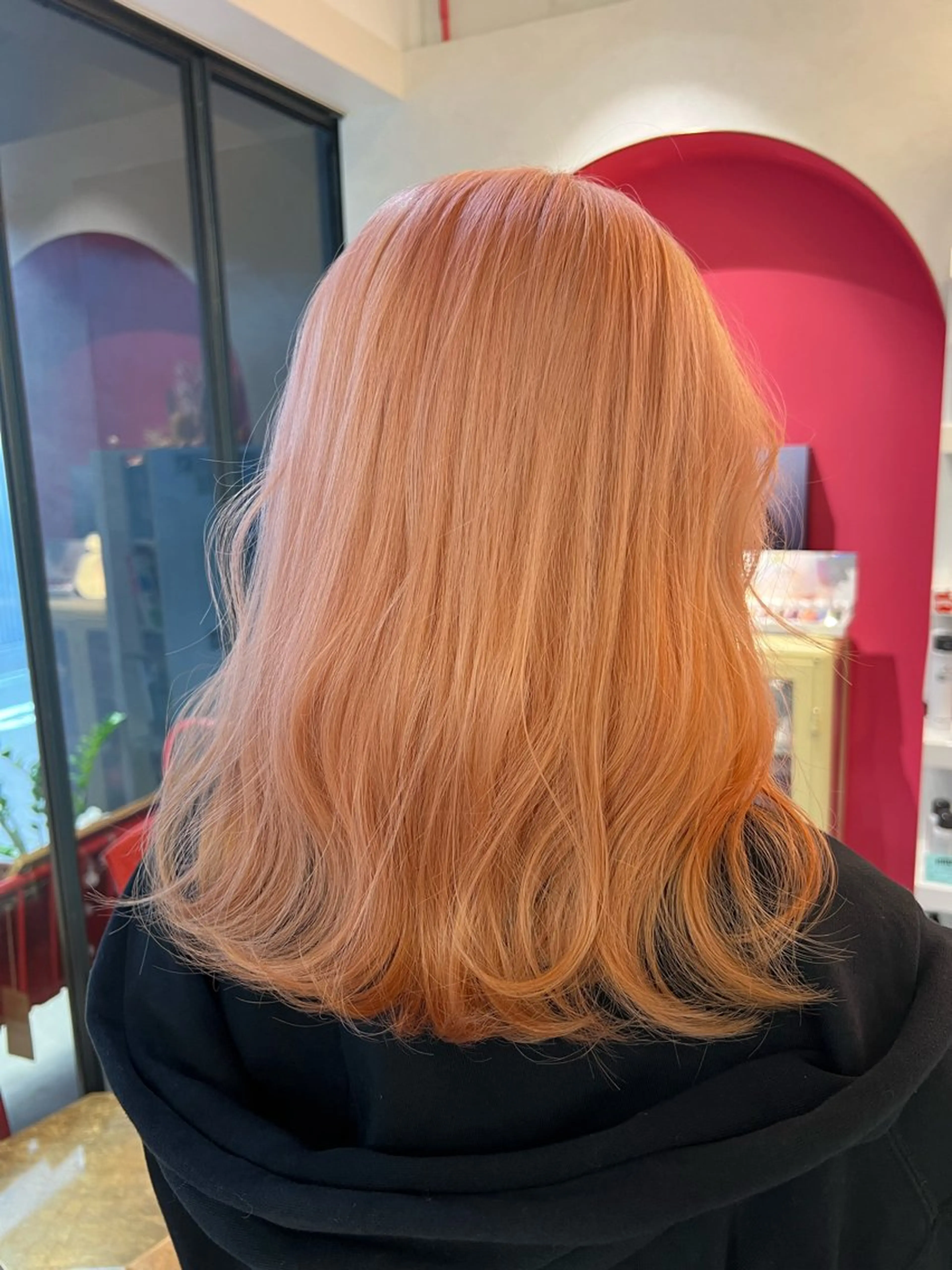 ミディアム カット ヘアカラー 浅井 大雅のヘアスタイル