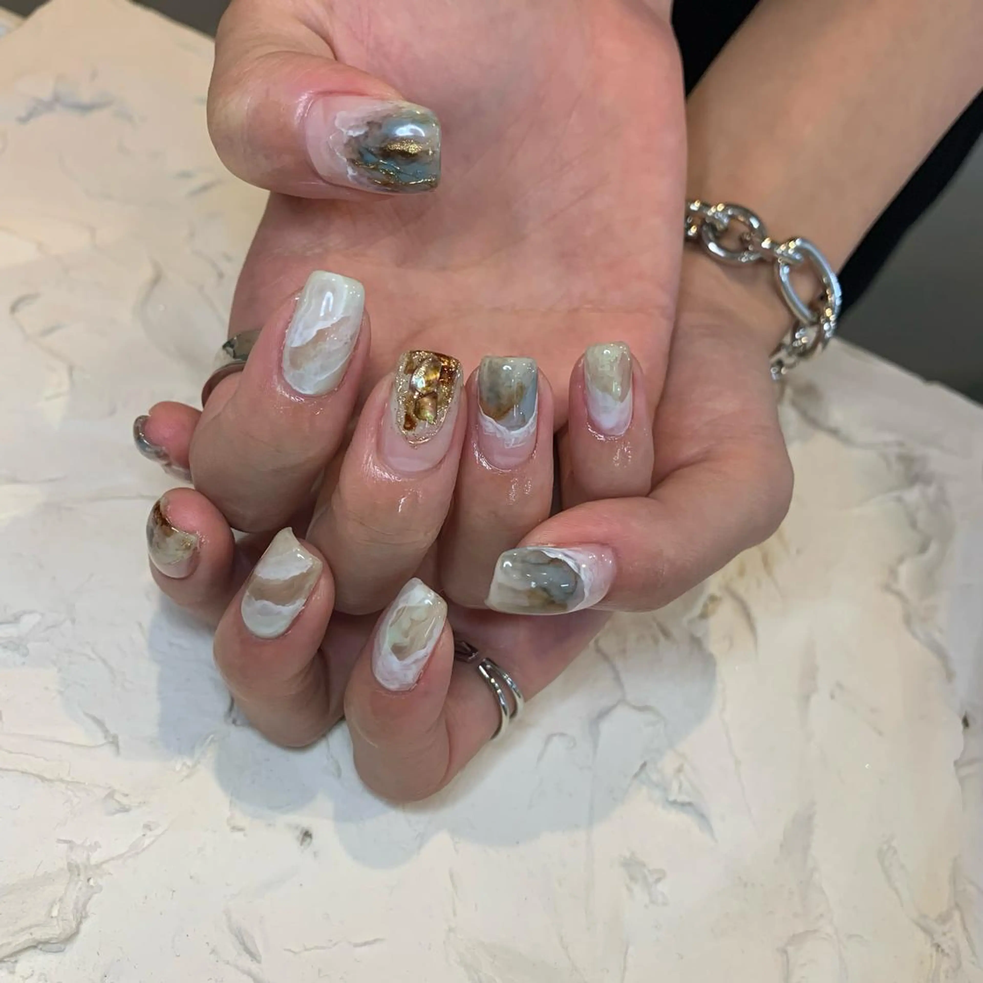 ネイル ニュアンスネイル ハンドネイル Natsuko 🪼のネイルデザイン