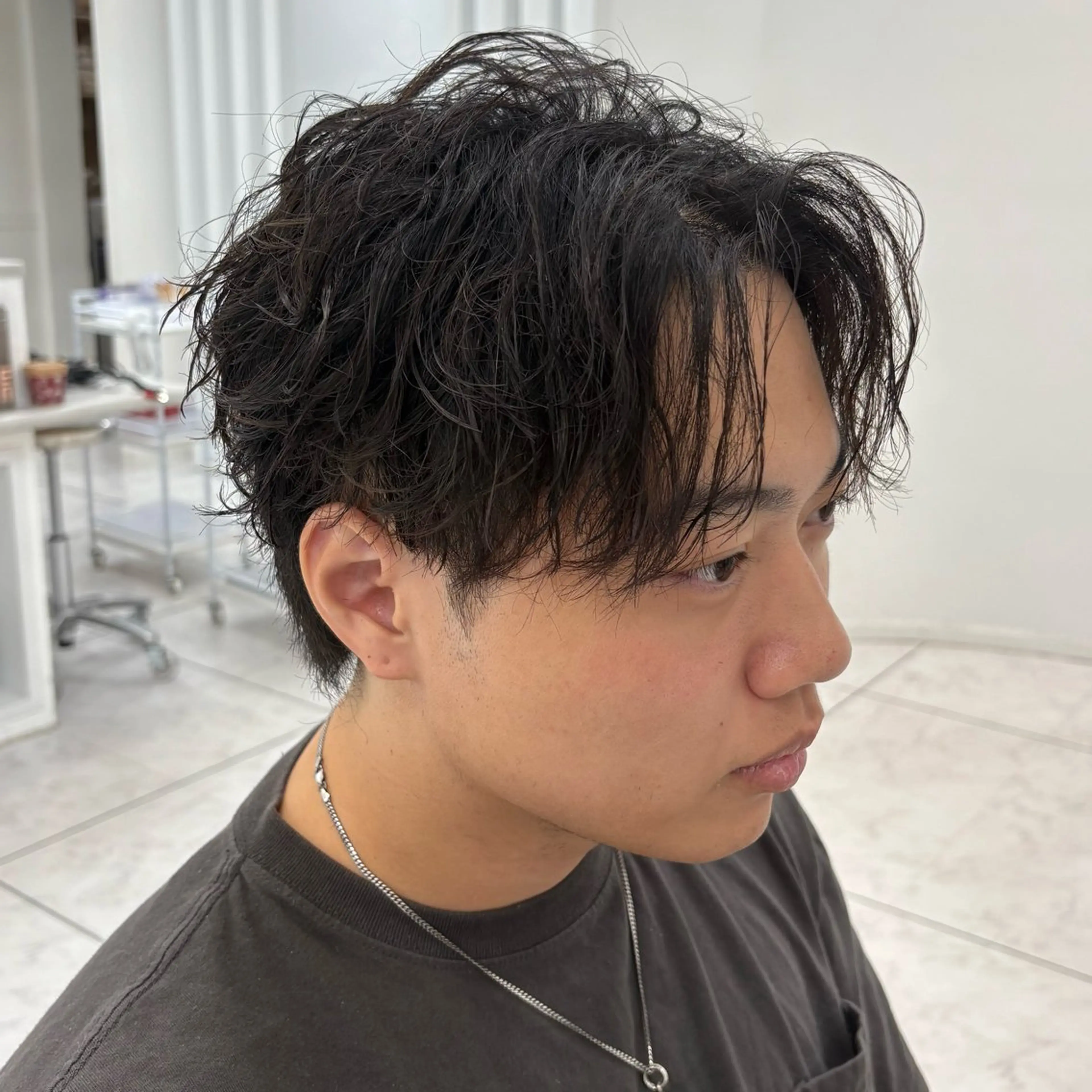 カットシャドウパーマの写真