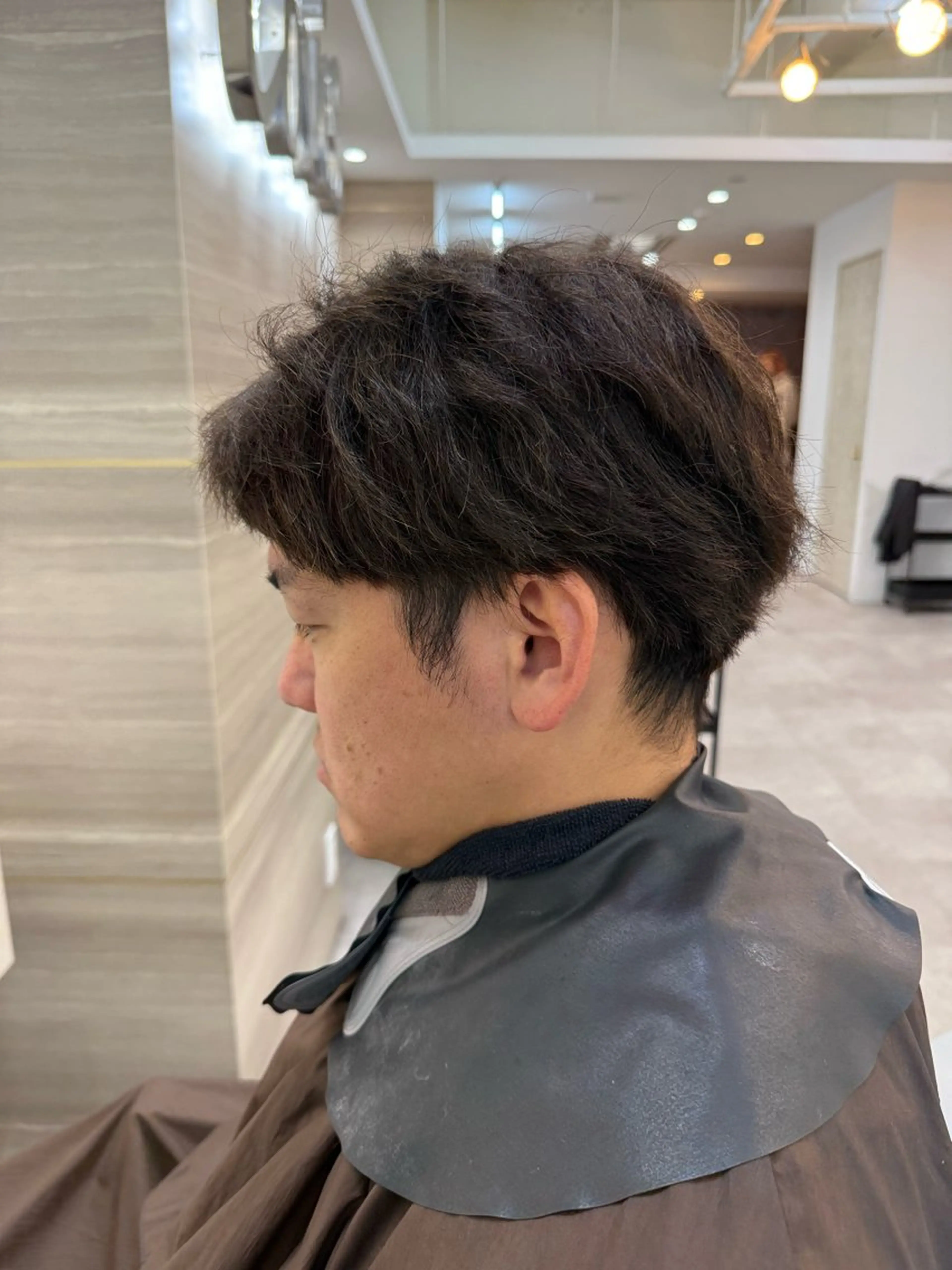 ショート カラー パーマ ショートヘア 村崎乙華/透明感/ 韓国風/レイヤーのヘアスタイル