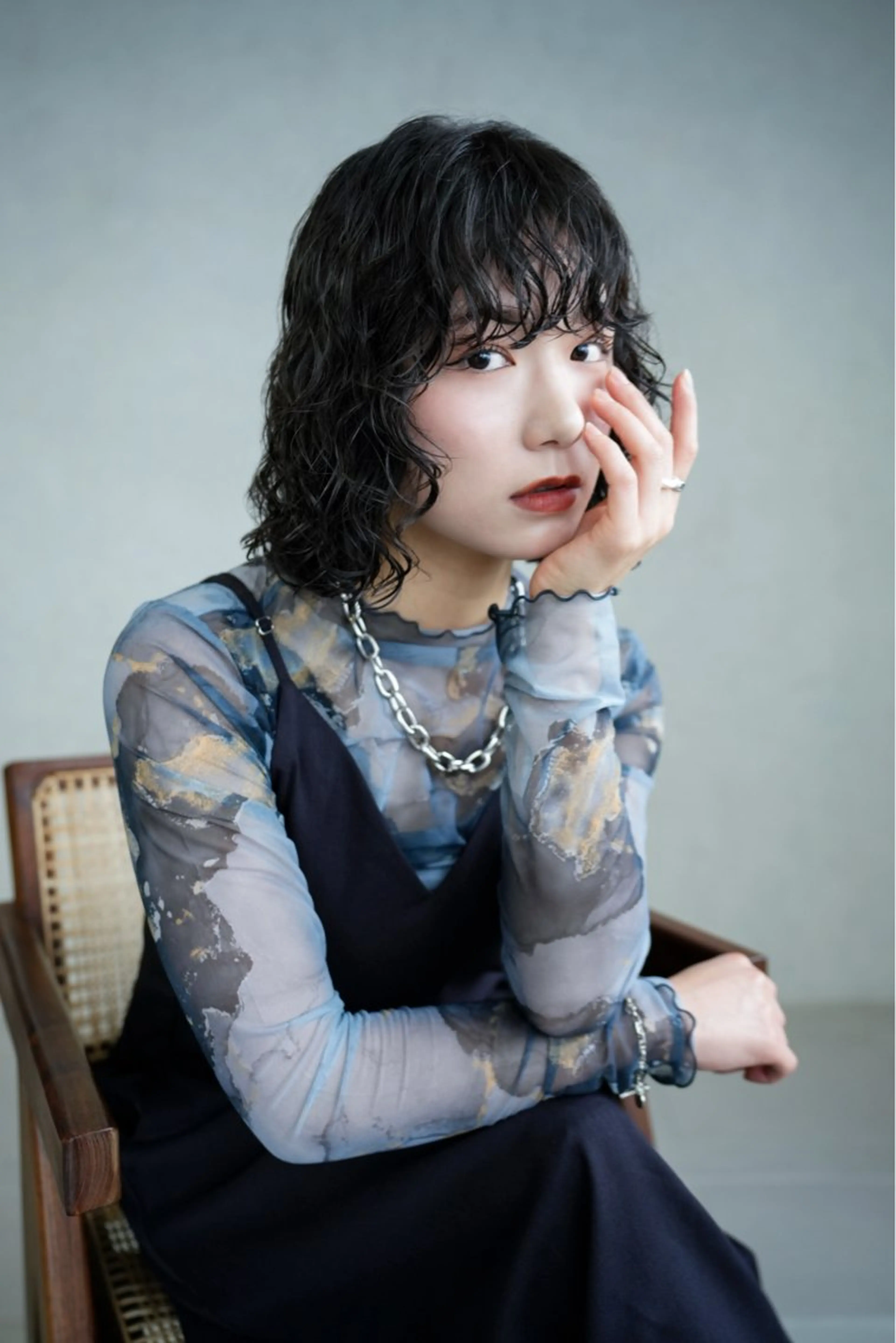 ミディアム ミディアムパーマ ボブ 似合わせカット 小田 晃瑛のヘアスタイル