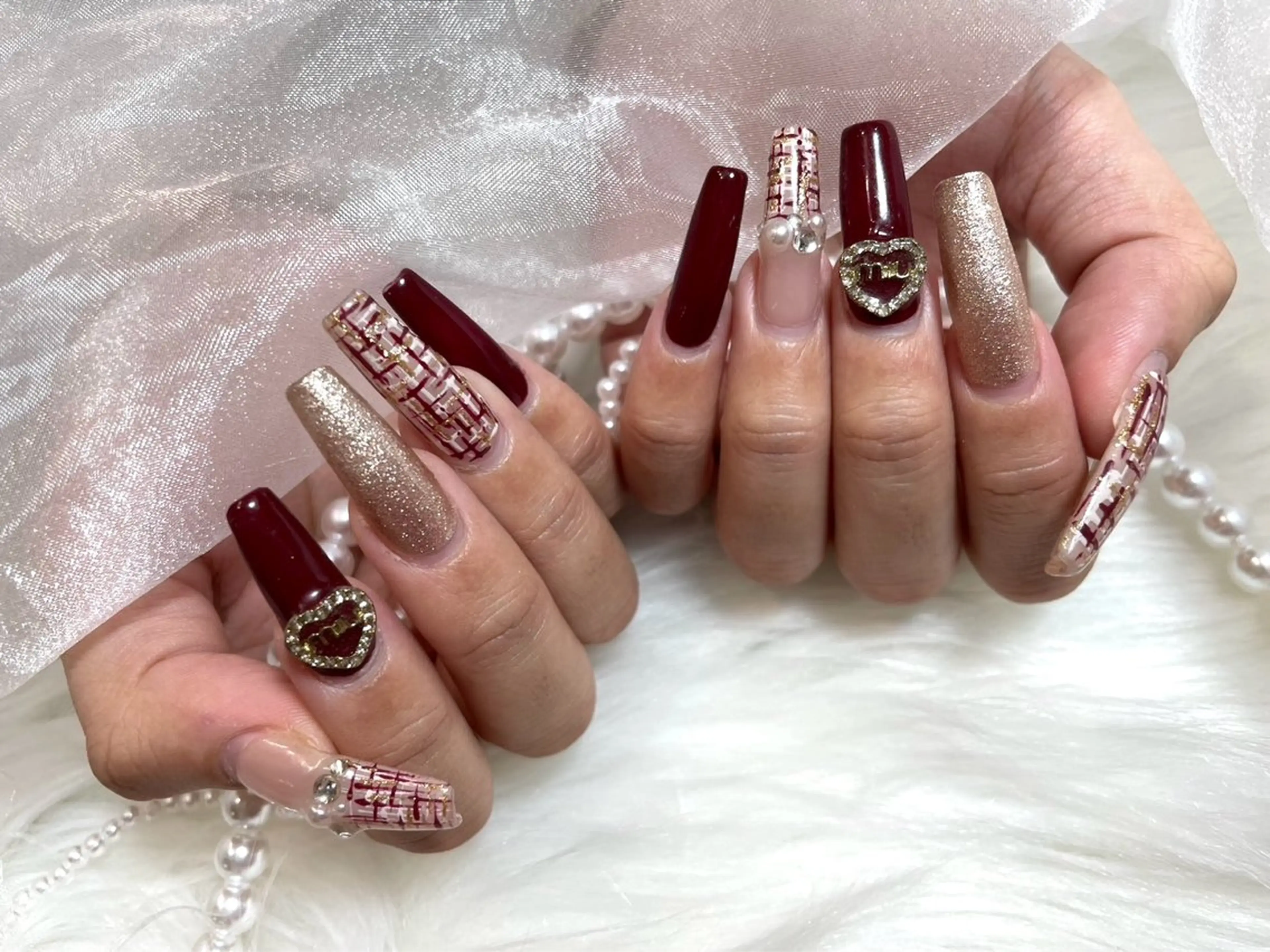 ネイル 持ち込み ハンドネイル peTiT ✨️ yuzuki💞🫧のネイルデザイン