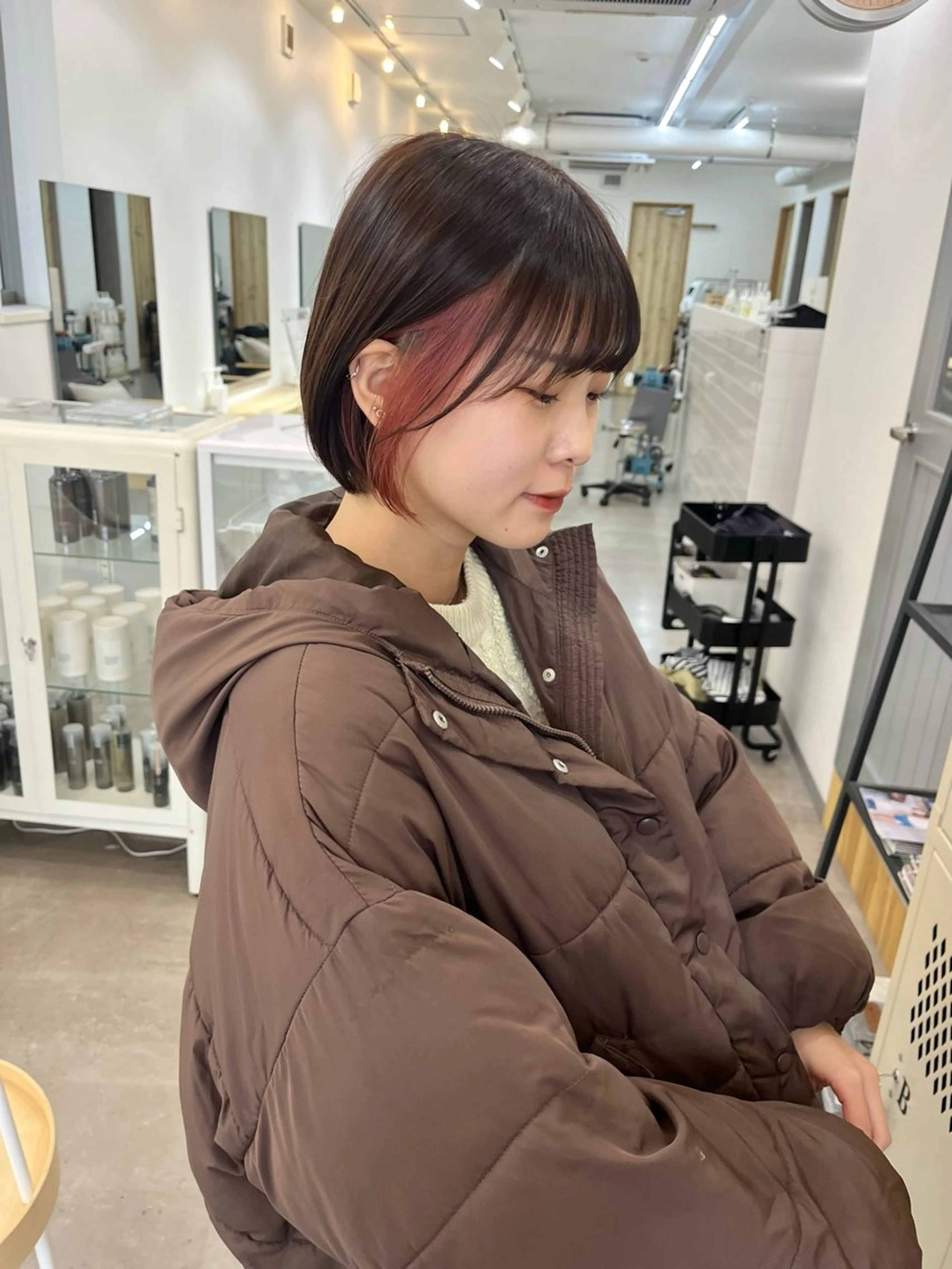 ショート カラー カット ヘアカラー トリートメント 🌼sunc HINAMI🌼のヘアスタイル