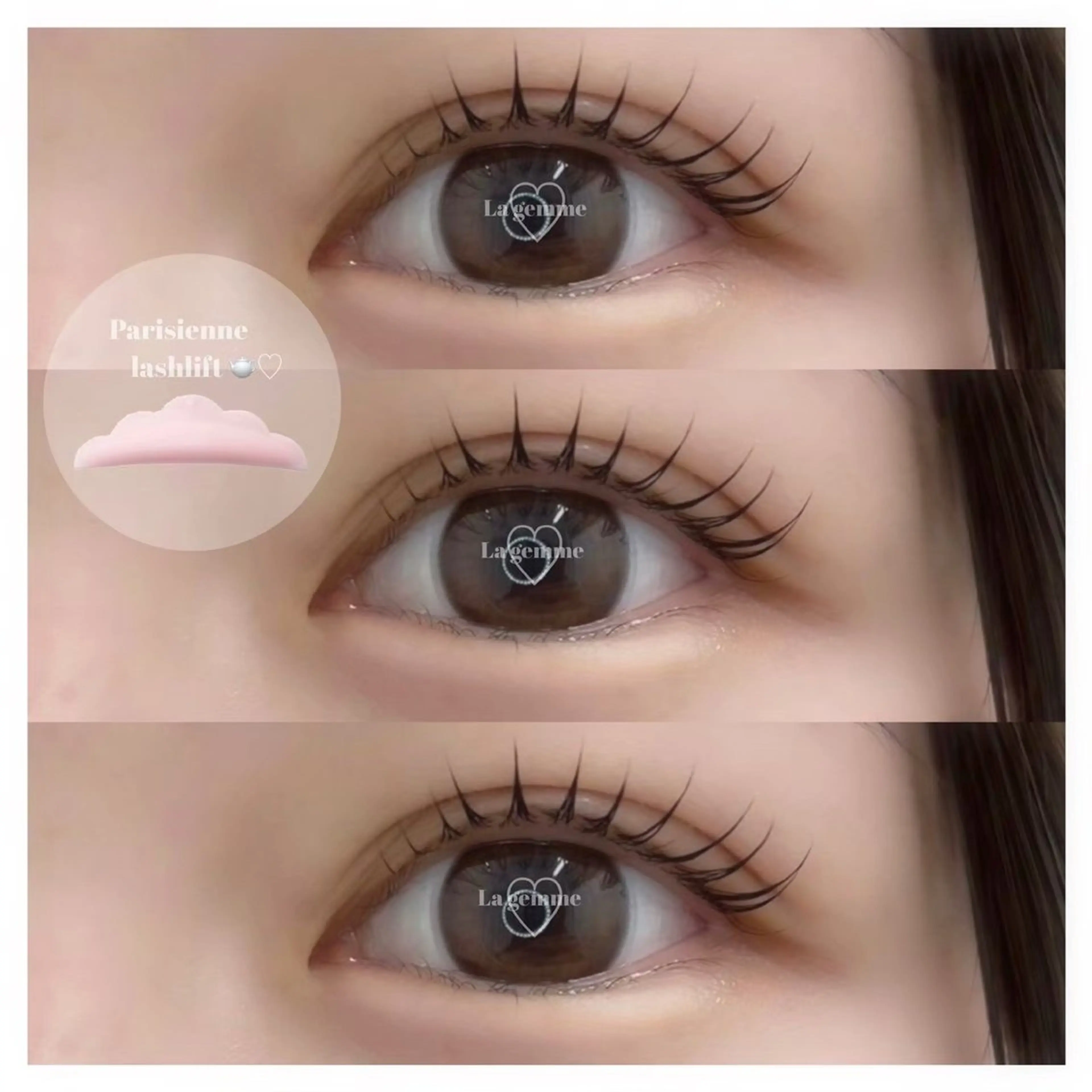 マツエク・マツパ パリジェンヌラッシュリフト La gemme💍 Tanahashiのマツエク・マツパデザイン