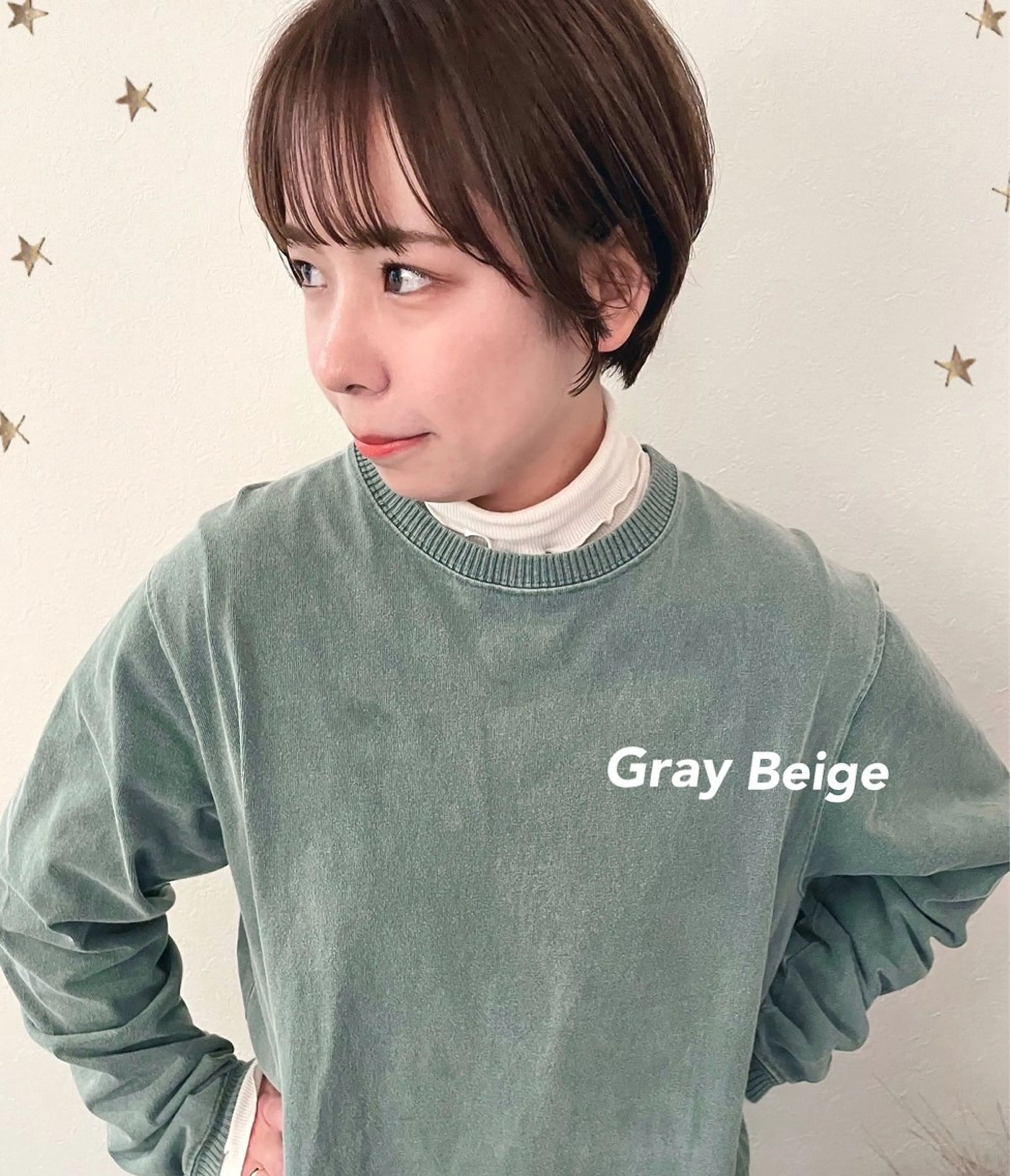 ショート カラー カット ヘアカラー 市川 千夏のヘアスタイル