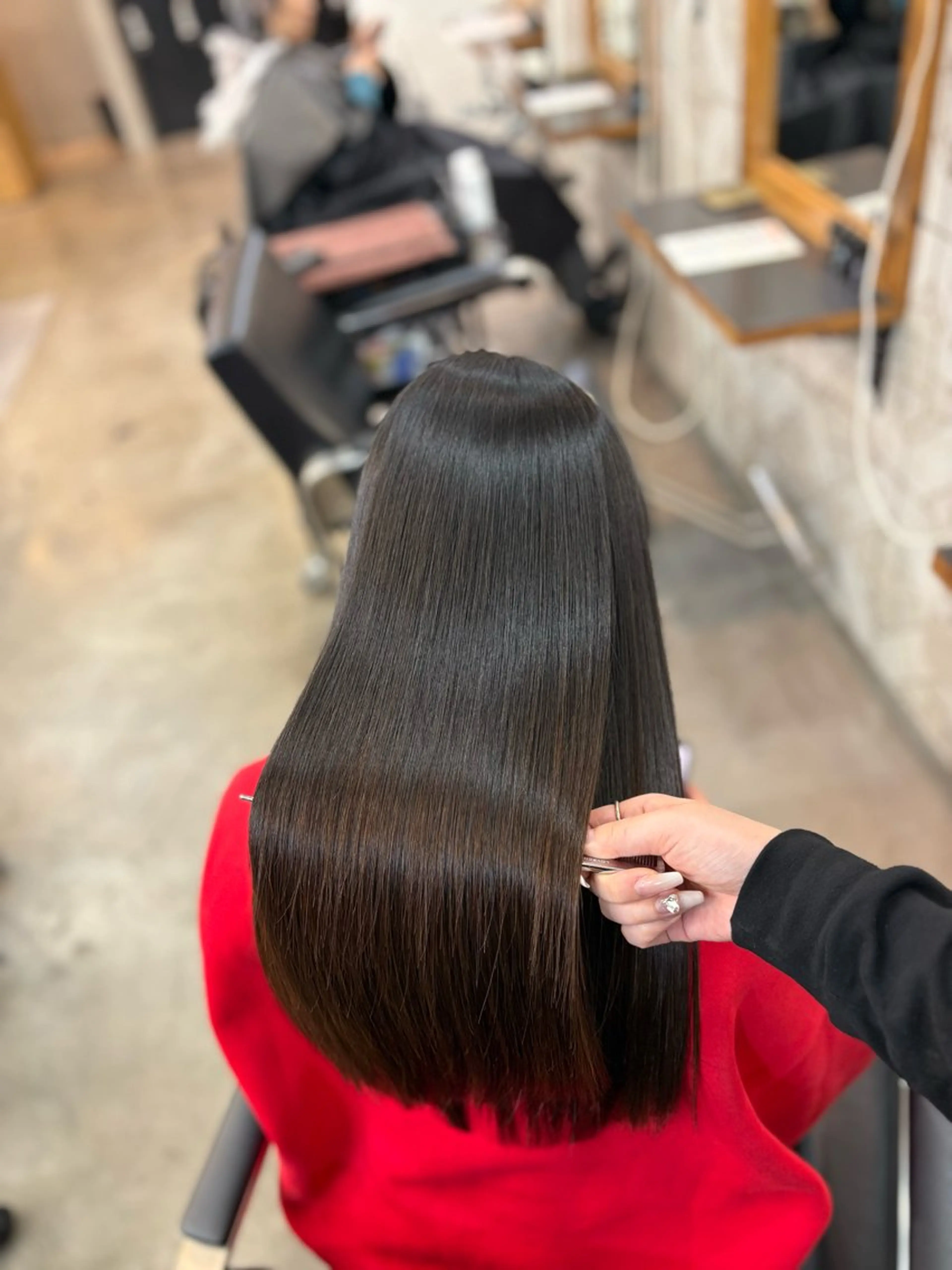 ロング 髪質改善 トリートメント みらん RAF TOKYOのヘアスタイル