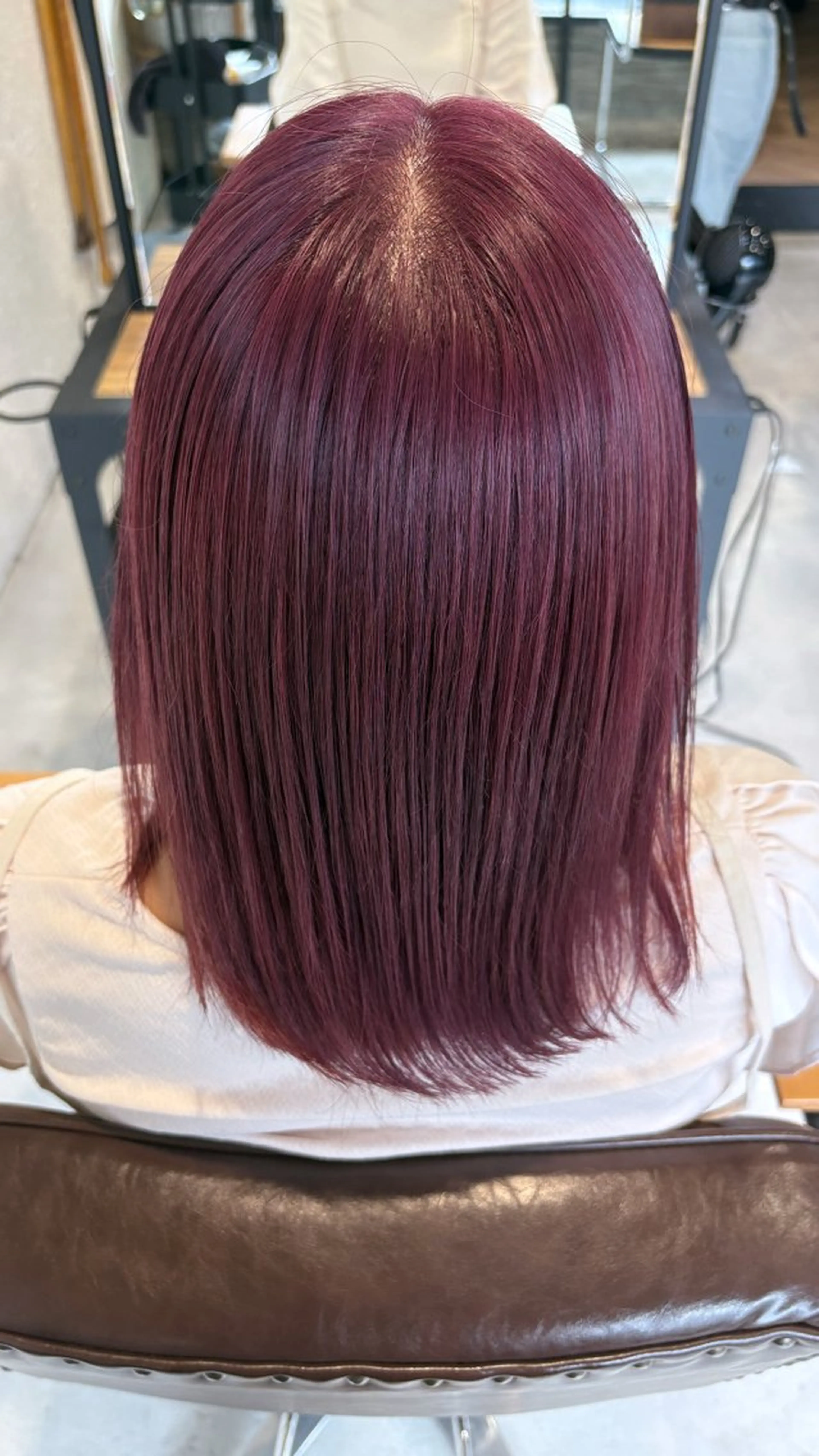 セミロング ヘアカラー トリートメント 鈴木 和佳のヘアスタイル