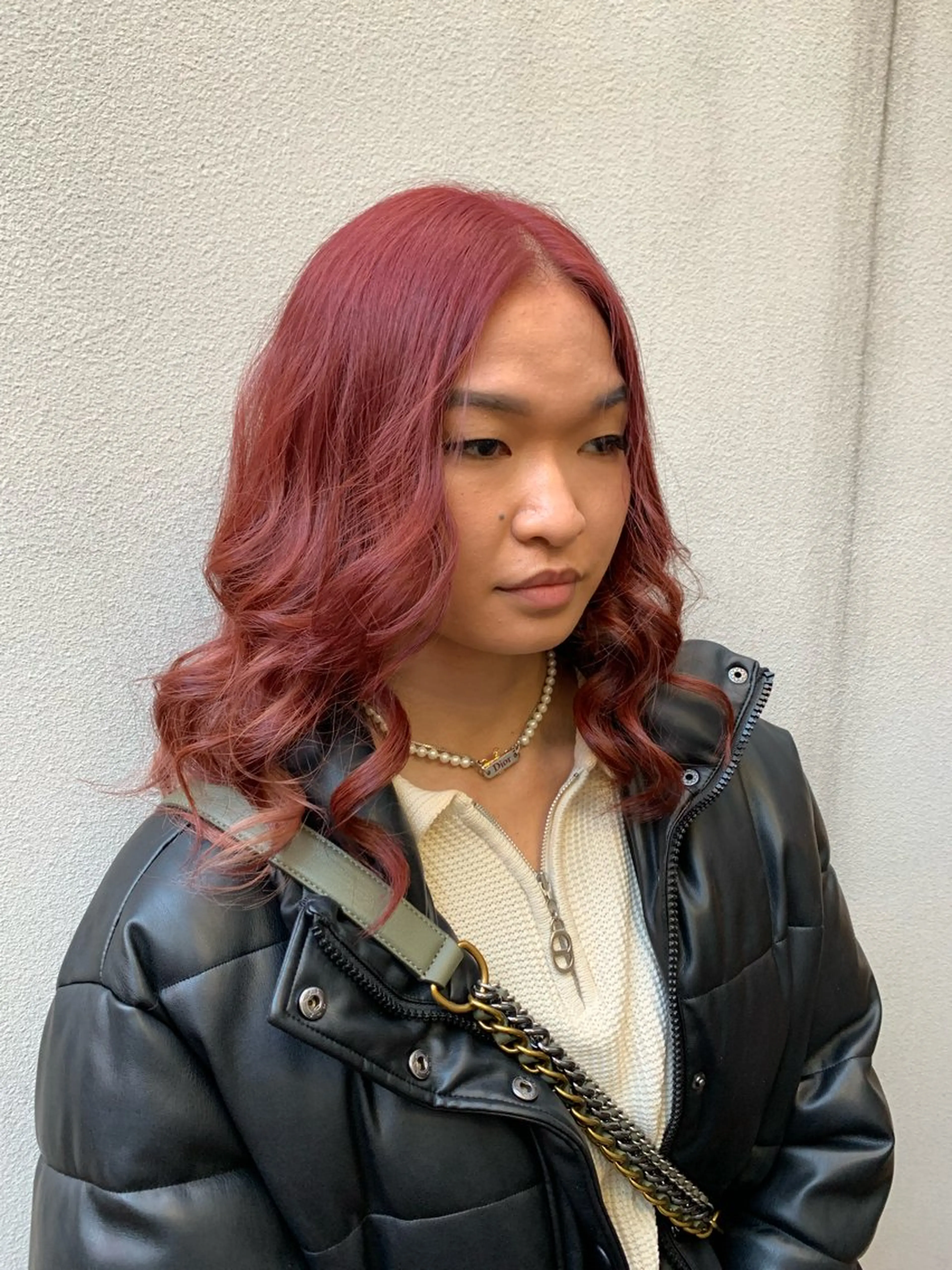 セミロング カラー パープルカラー レッドカラー レイヤーカット レイヤー/艶髪/ 髪質改善/YUYAのヘアスタイル